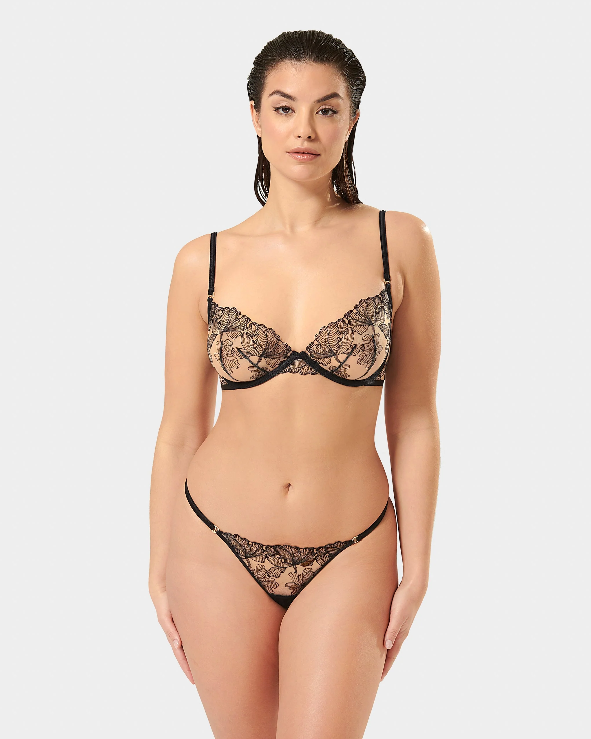 Alula Reggiseno Trasparente/Nero - Image 2