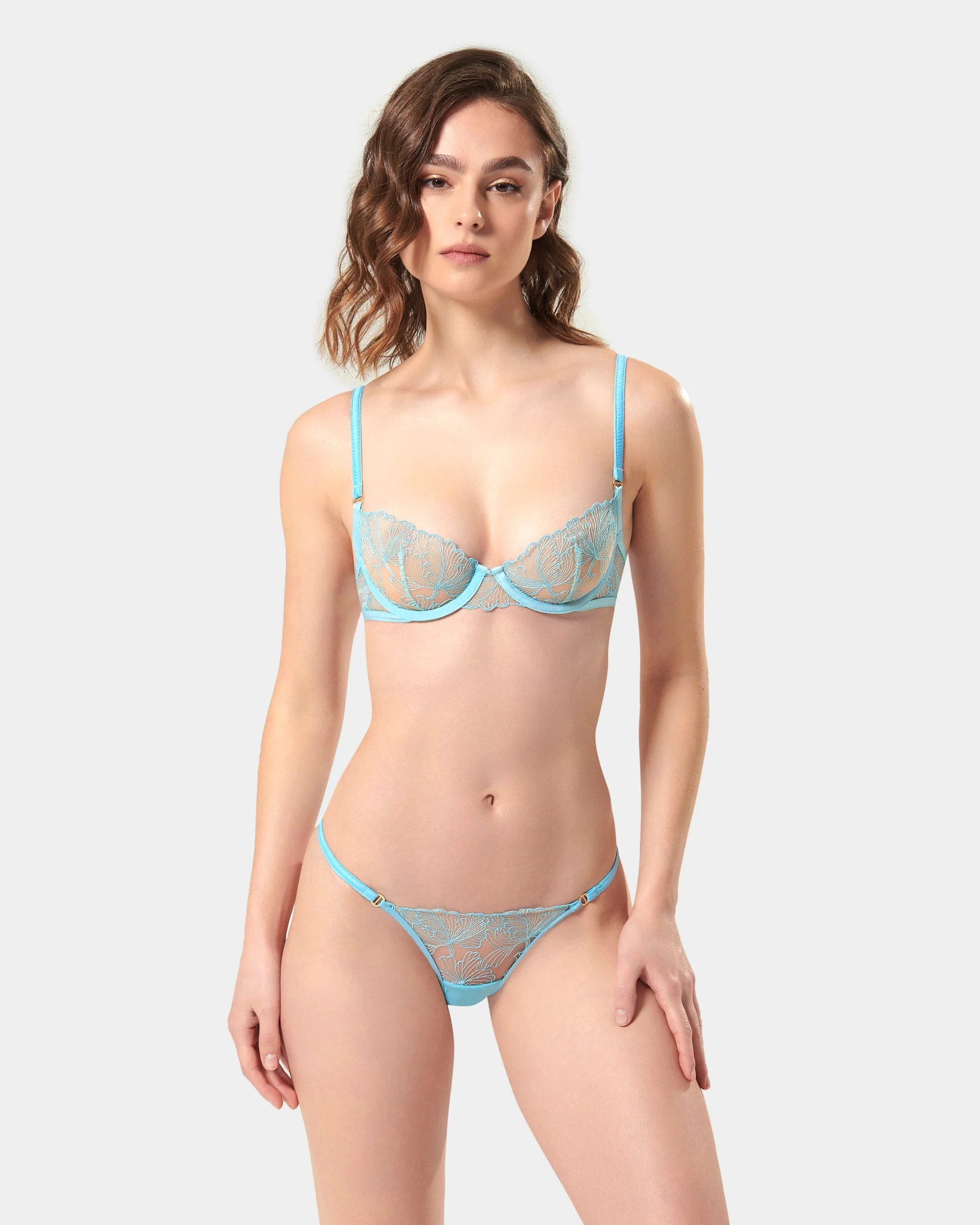 Alula Reggiseno Blu Topazio/Trasparente - Image 11