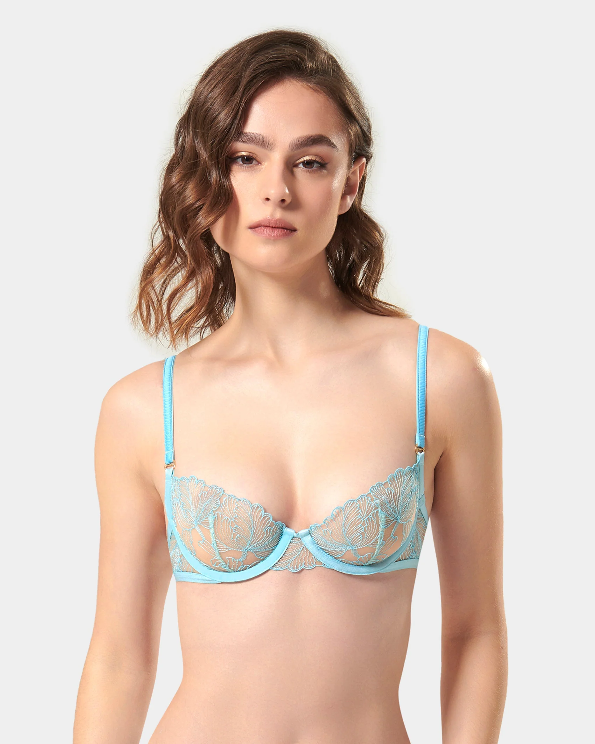 Alula Reggiseno Blu Topazio/Trasparente - Image 9