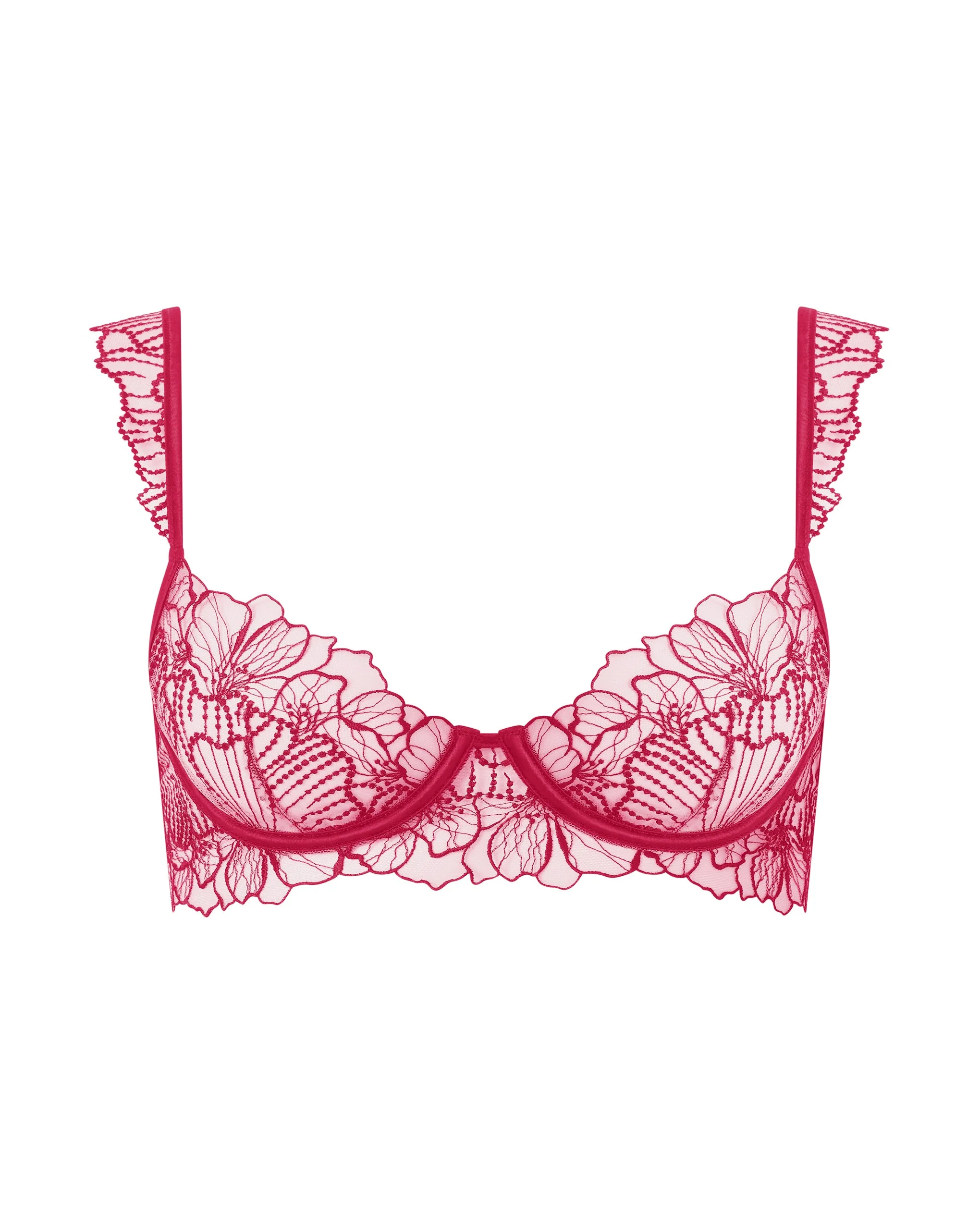 Amarosa Reggiseno Ricamato Floreale Rosa - Image 5