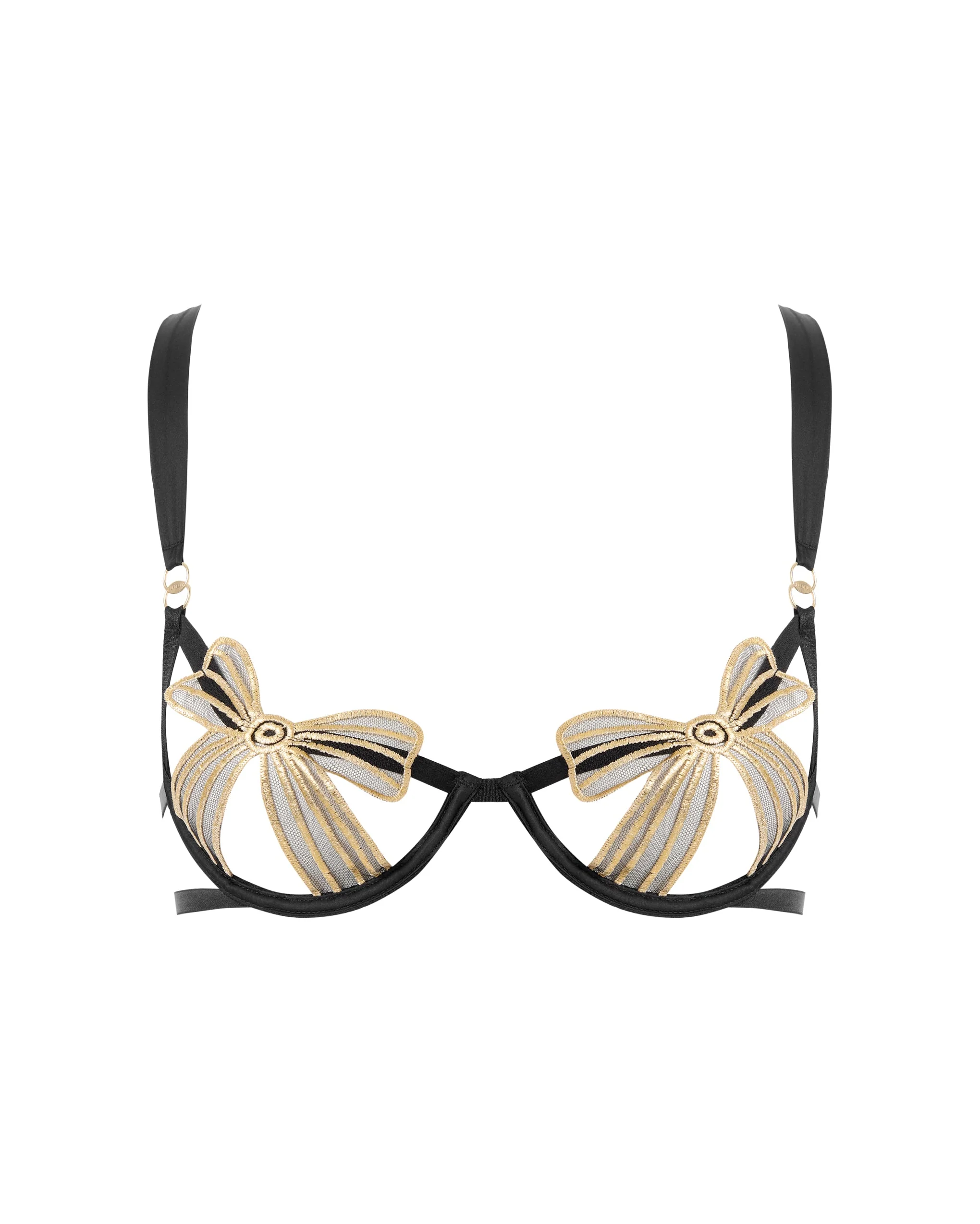 Annabel Reggiseno con Ferretto Nero/Oro - Image 5