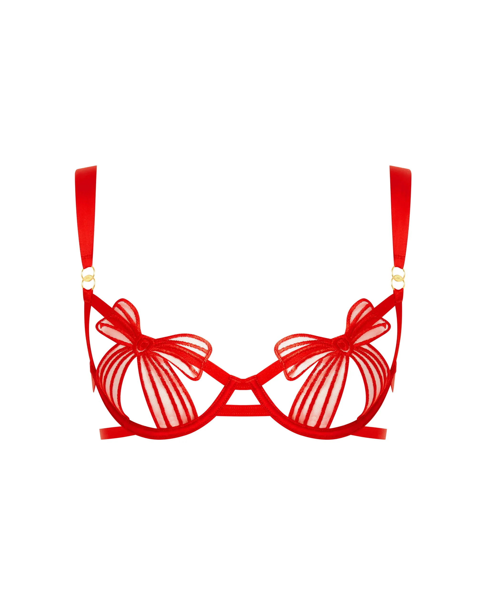 Reggiseno con ferretto Annabel rosso - Image 5