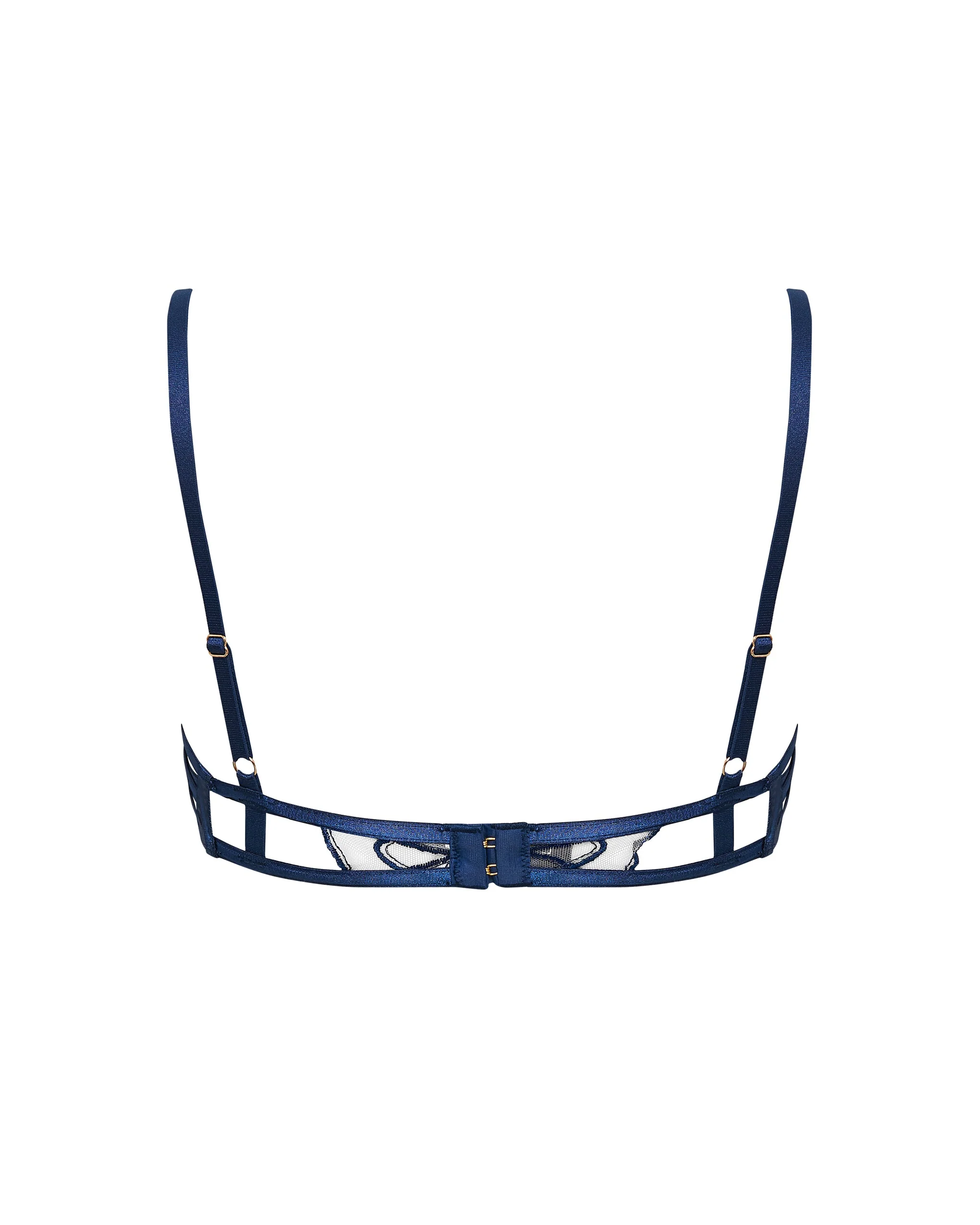 Beatrix Reggiseno Blu Scuro/Trasparente - Image 6
