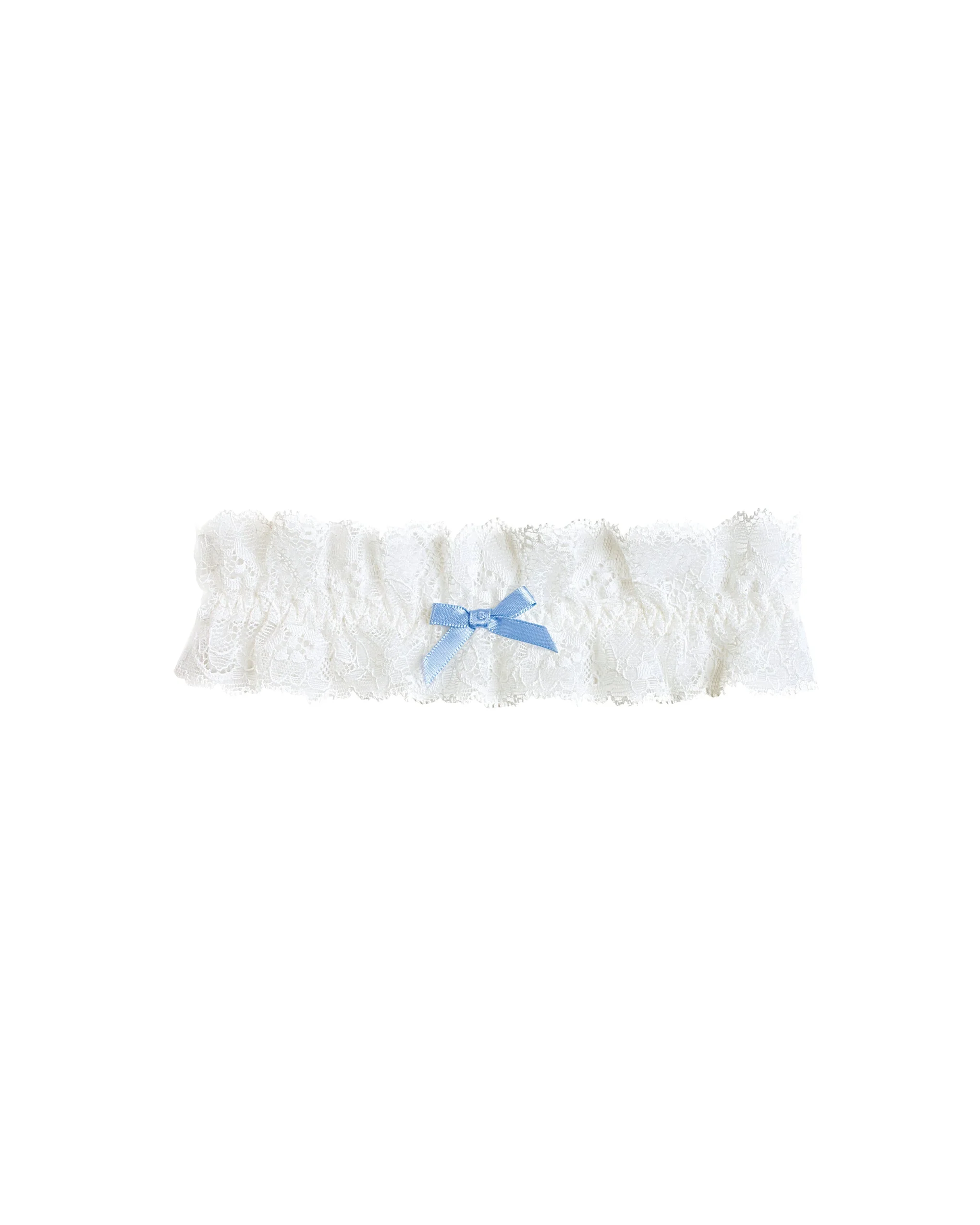 Giarrettiera da Sposa Avorio/Blu - Image 5