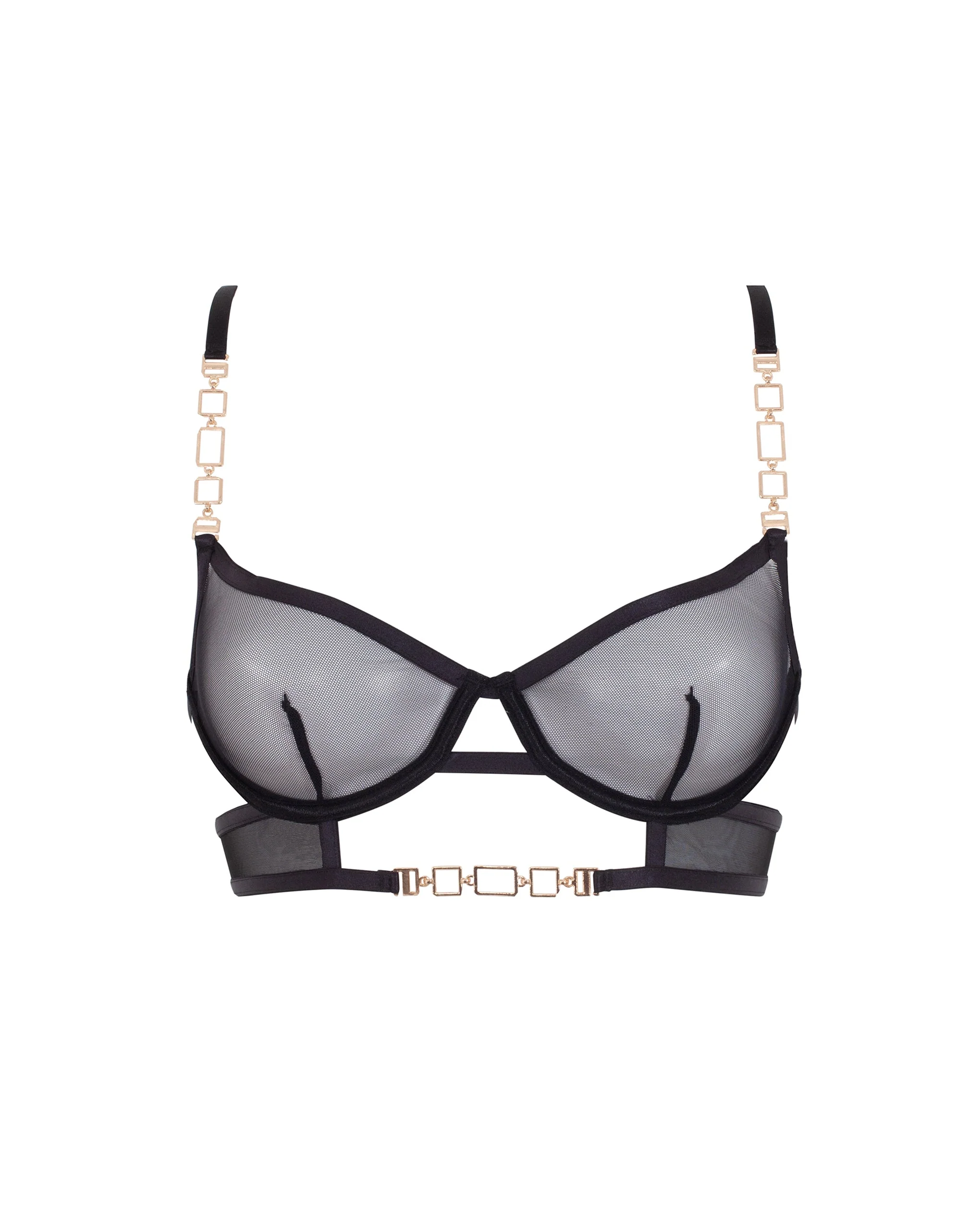 Calypso Reggiseno Nero/Oro - Image 5