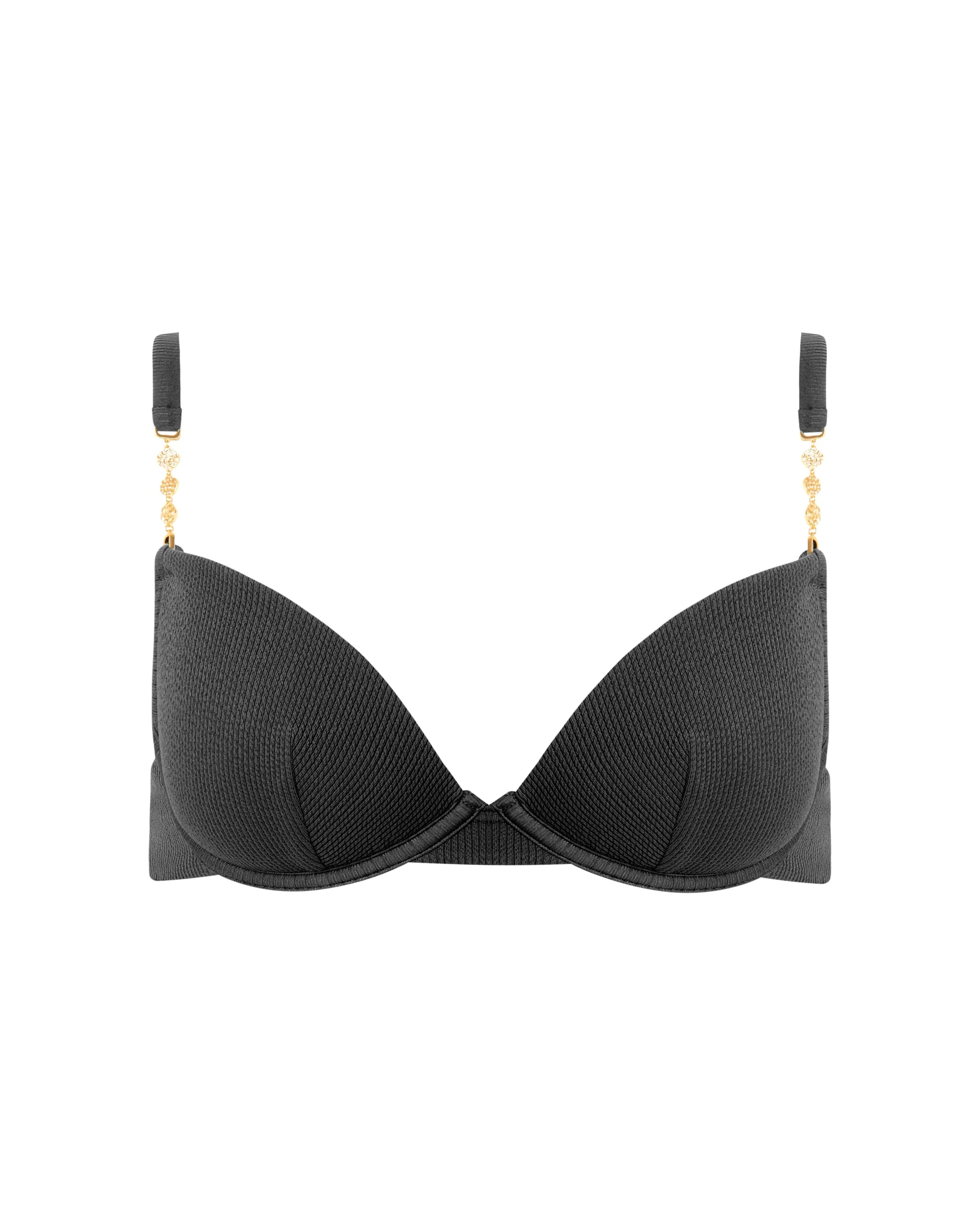 Caspian Bikini Top con Ferretto Nero - Image 5