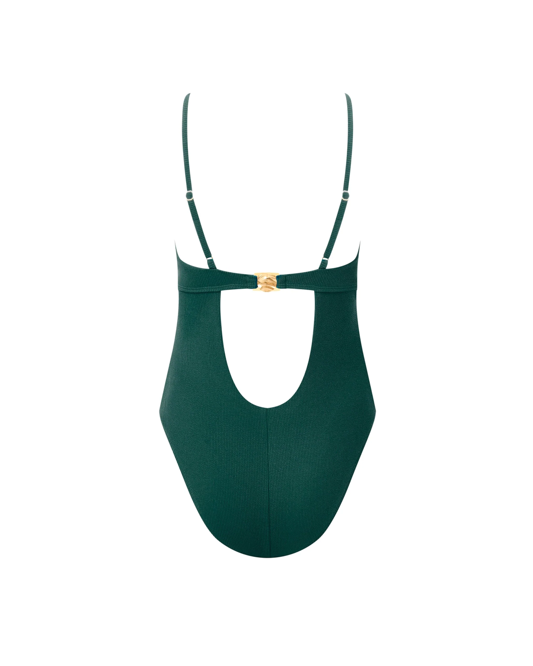 Caspian Costume Intero con Ferretto Verde Petrolio - Image 6