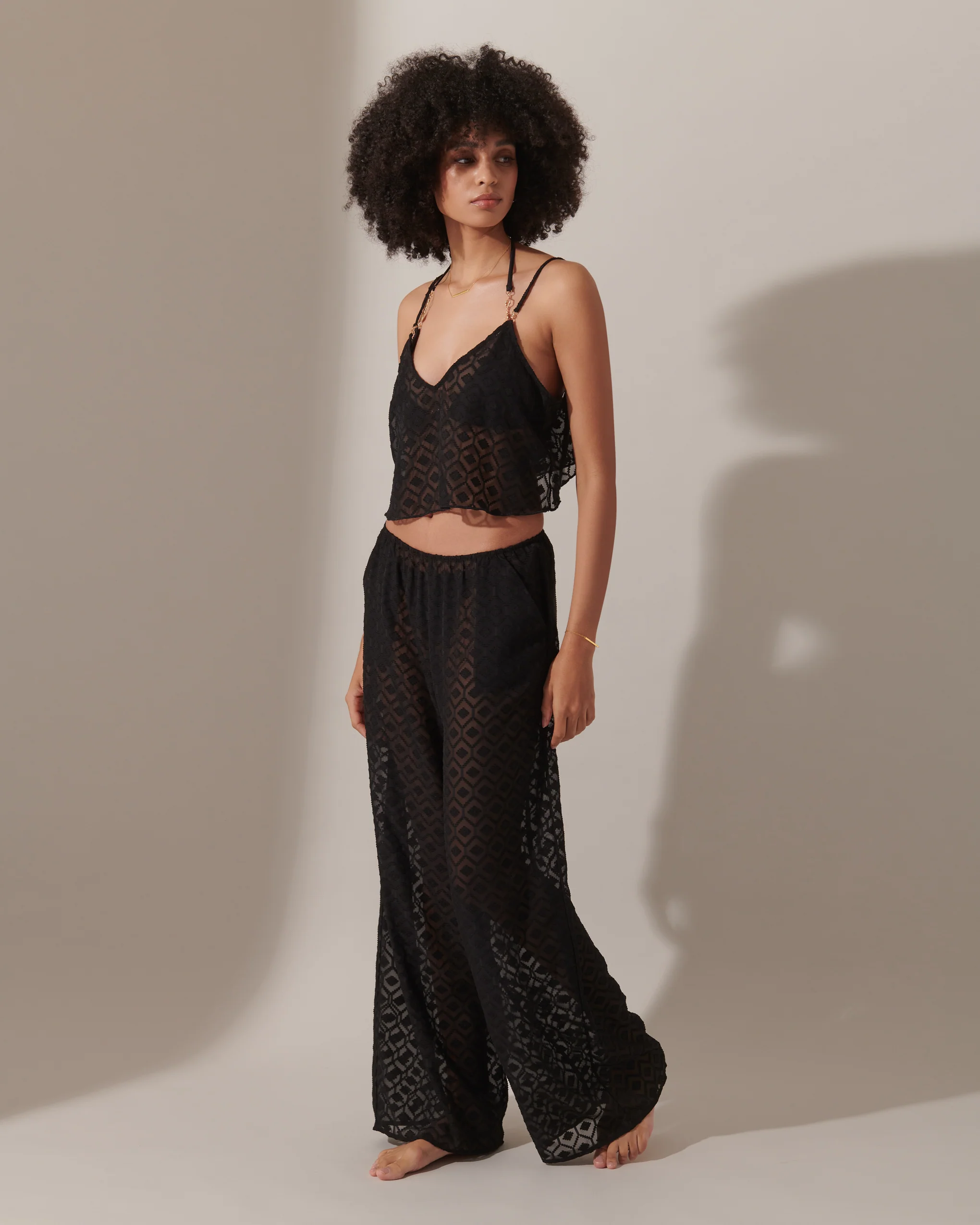 Cassat Set Top e Pantaloni Nero - Image 11