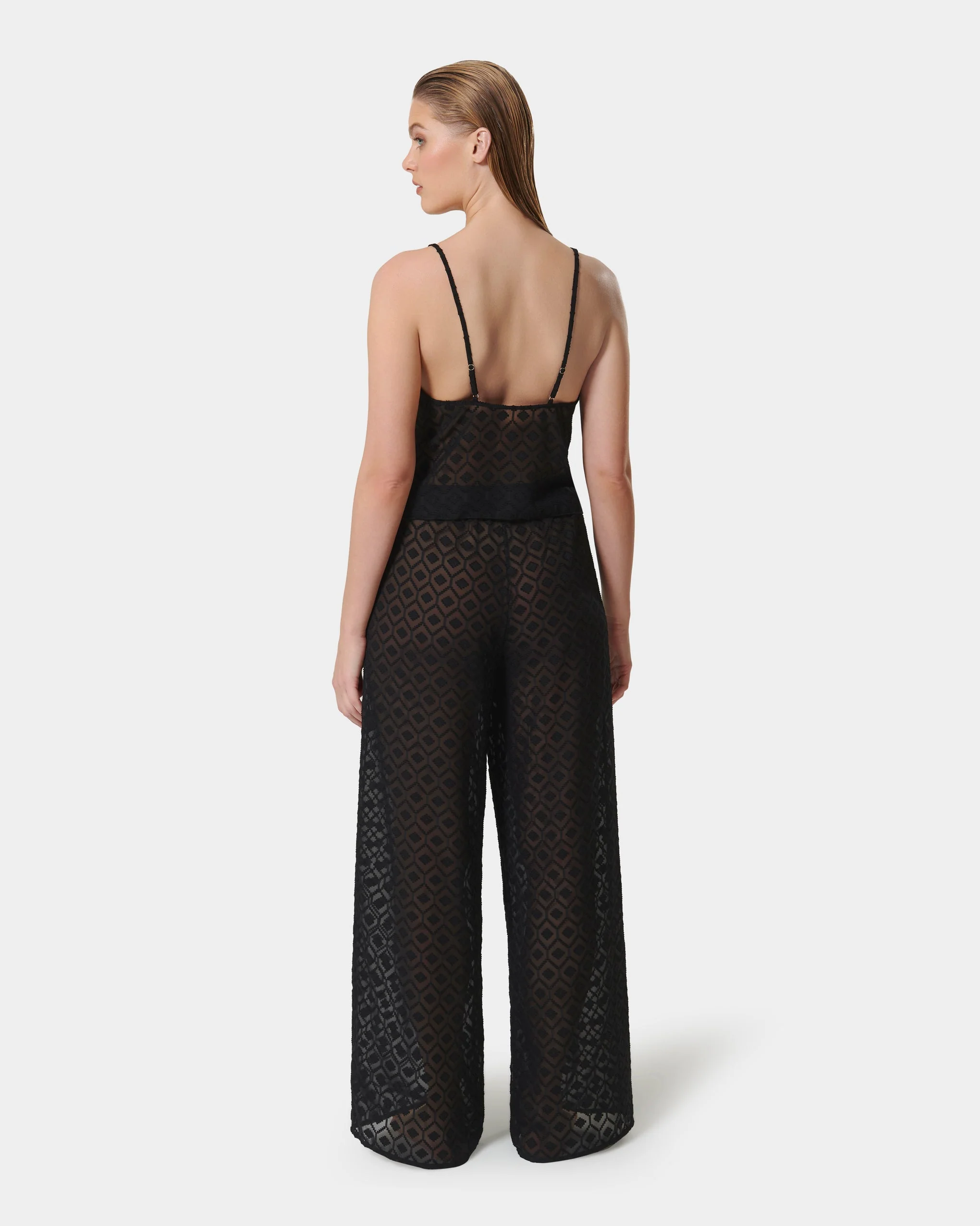 Cassat Set Top e Pantaloni Nero - Image 3