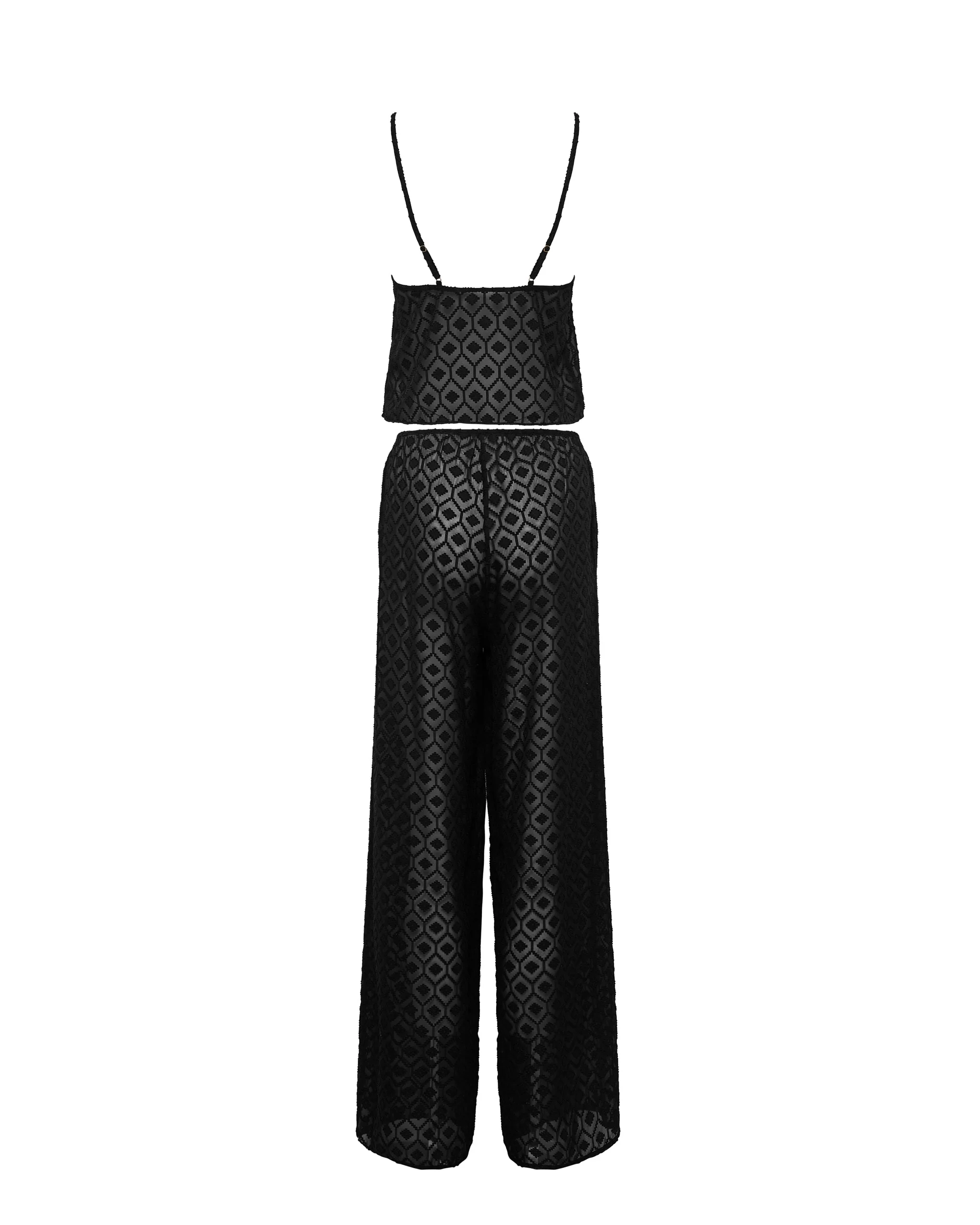 Cassat Set Top e Pantaloni Nero - Image 6
