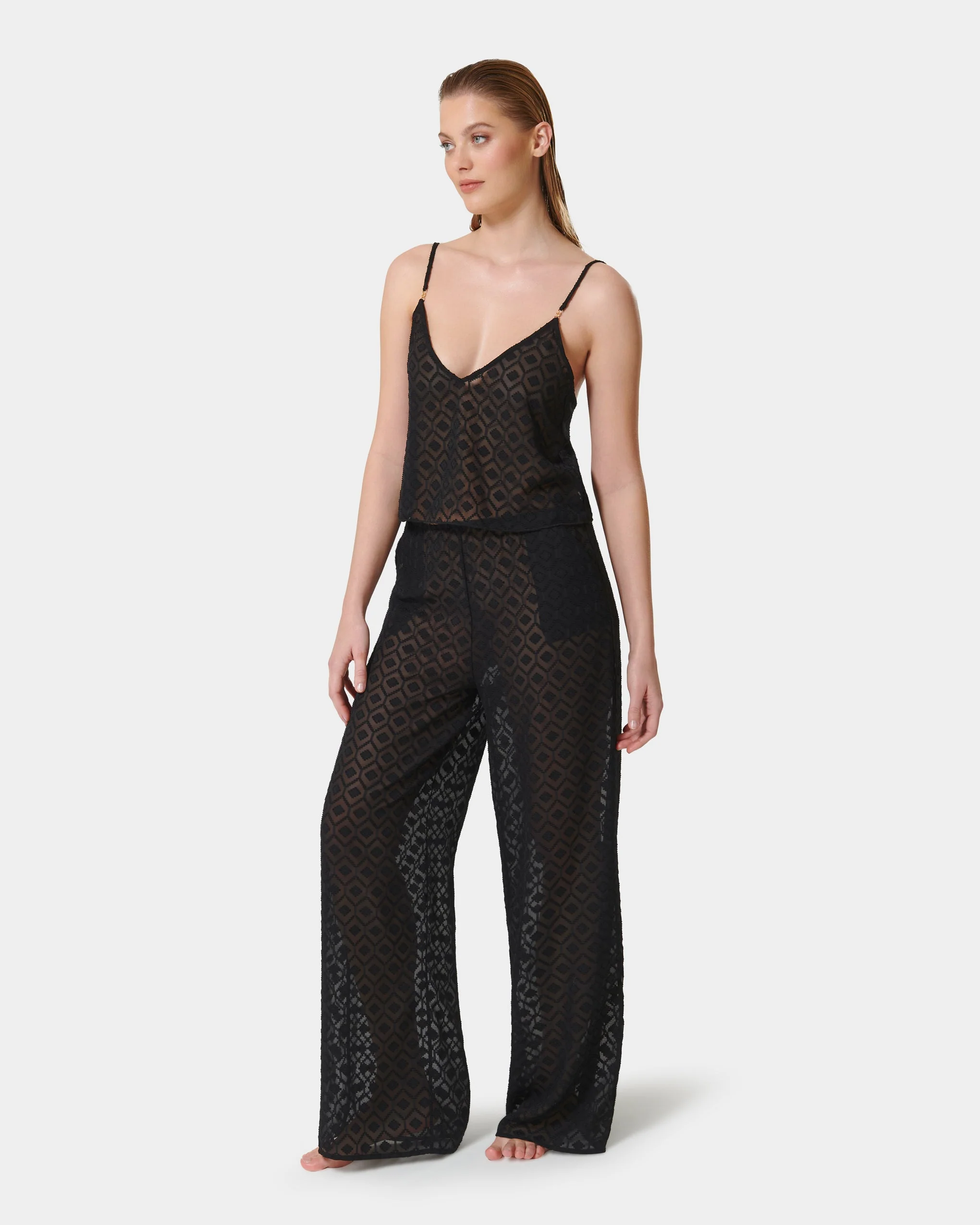 Cassat Set Top e Pantaloni Nero - Image 7