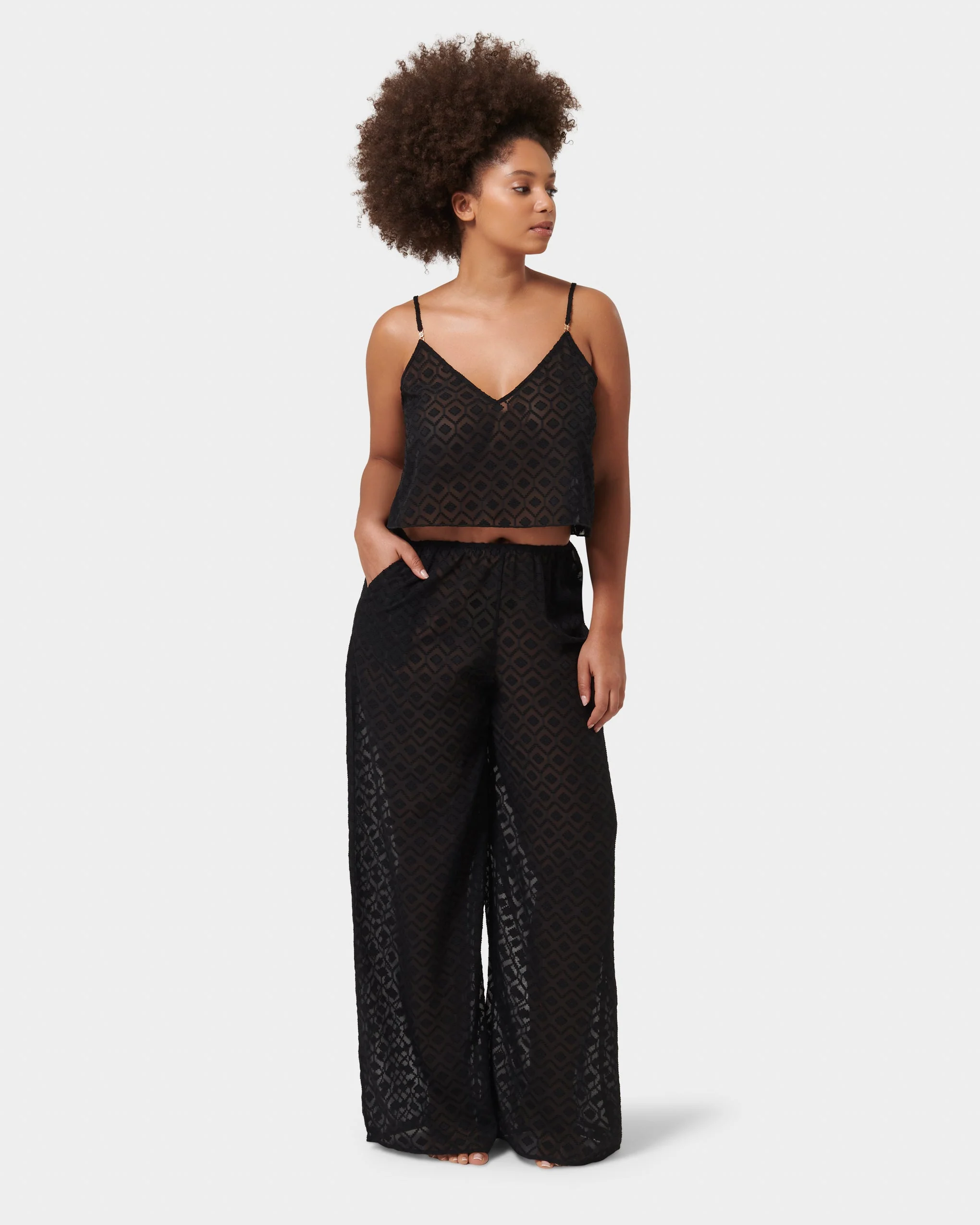 Cassat Set Top e Pantaloni Nero - Image 8