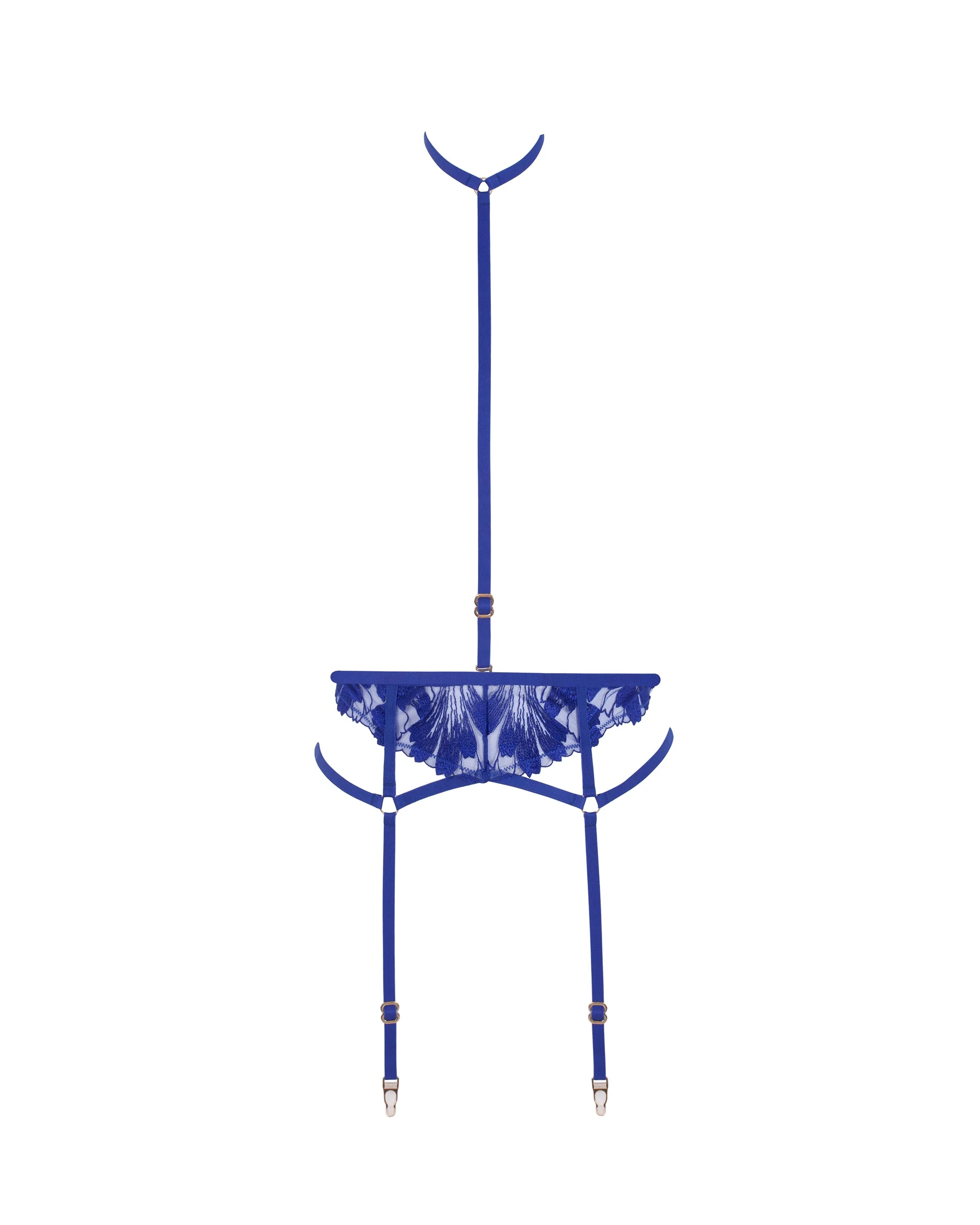 Colette Harness con Reggicalze Blu Scuro - Image 5