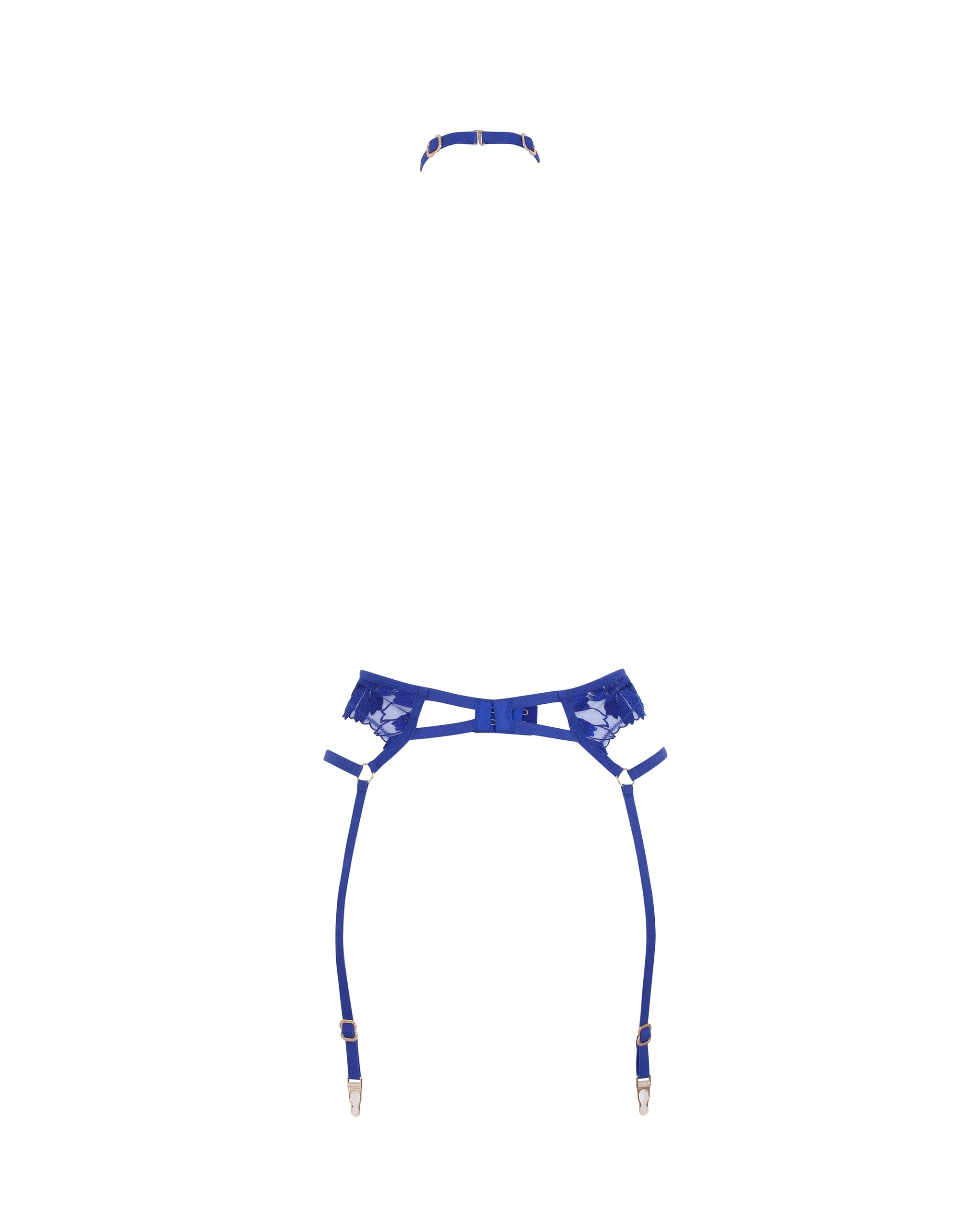 Colette Harness con Reggicalze Blu Scuro - Image 6