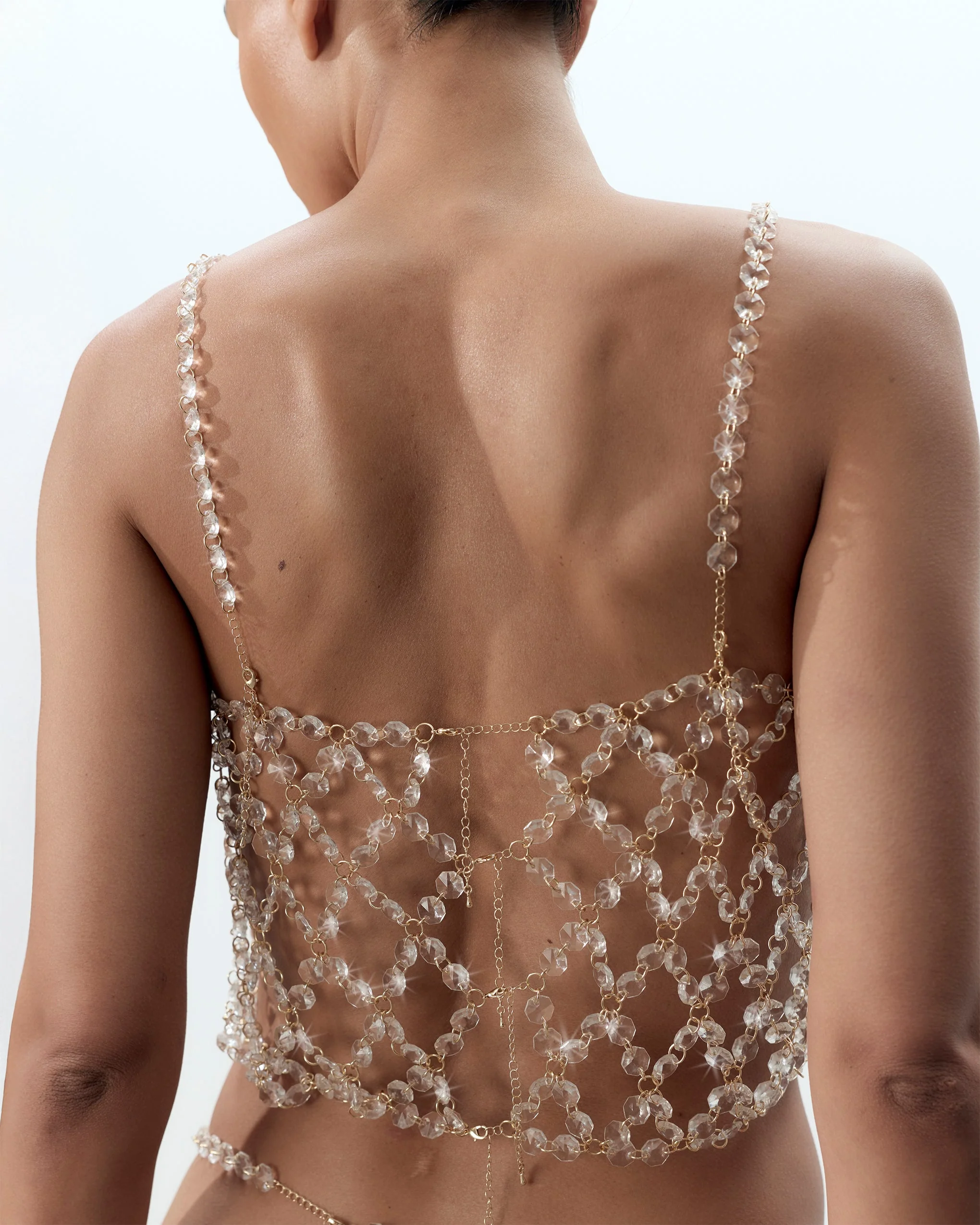 Crystal Crop Top Trasparente - Image 3