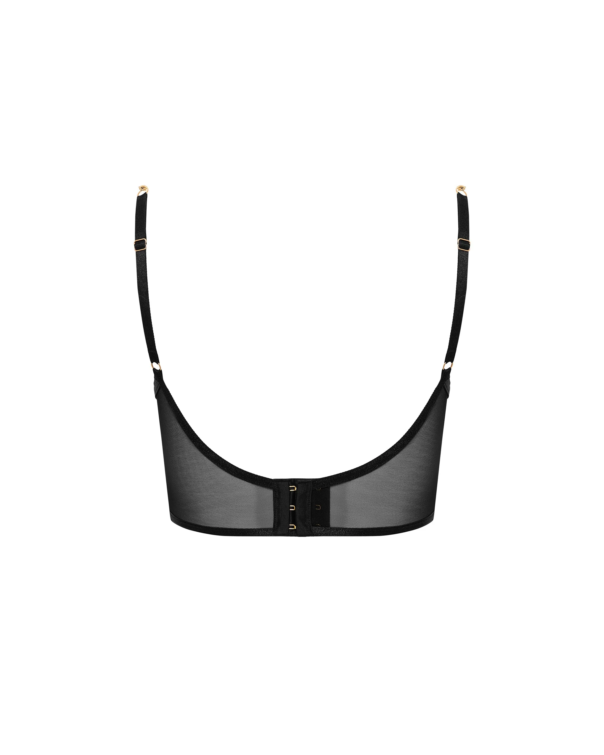 Emery Bustier Nero/Oro - Image 6