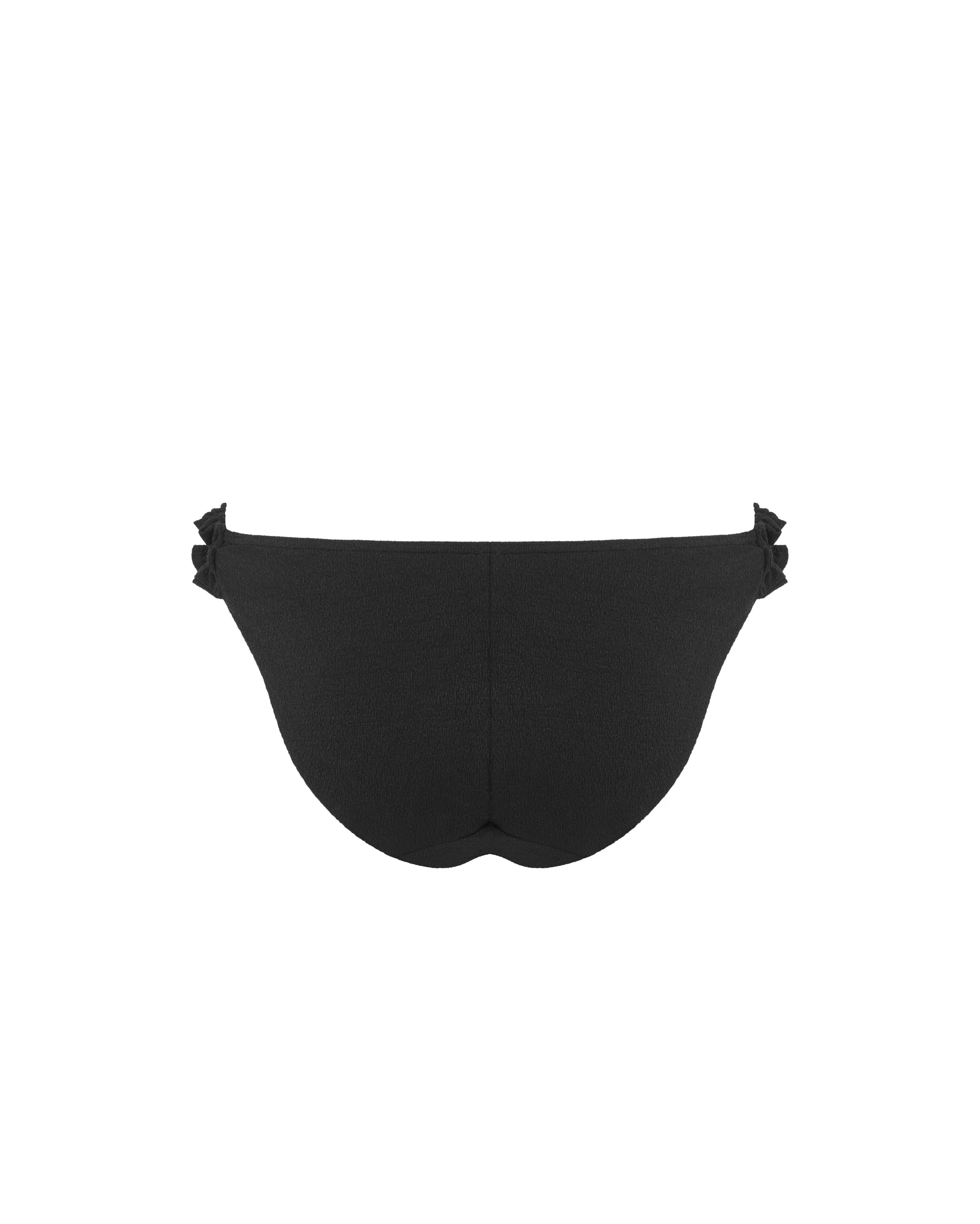 Flores Bikini Slip con Volant Nero - Image 6