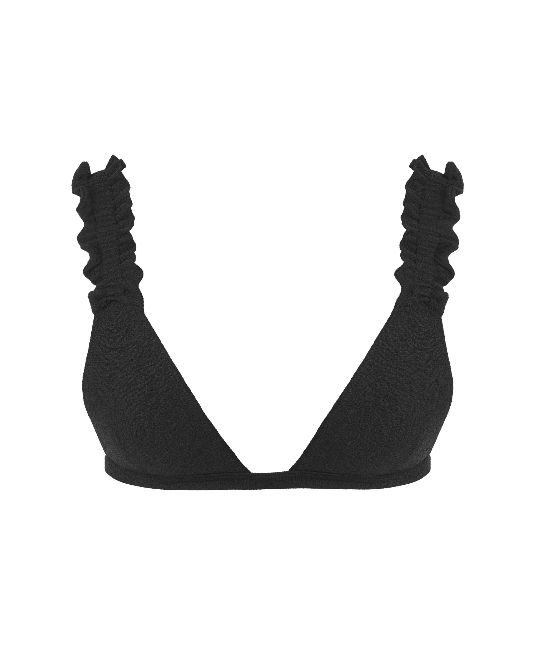 Flores Bikini Top con Volant Nero - Image 5