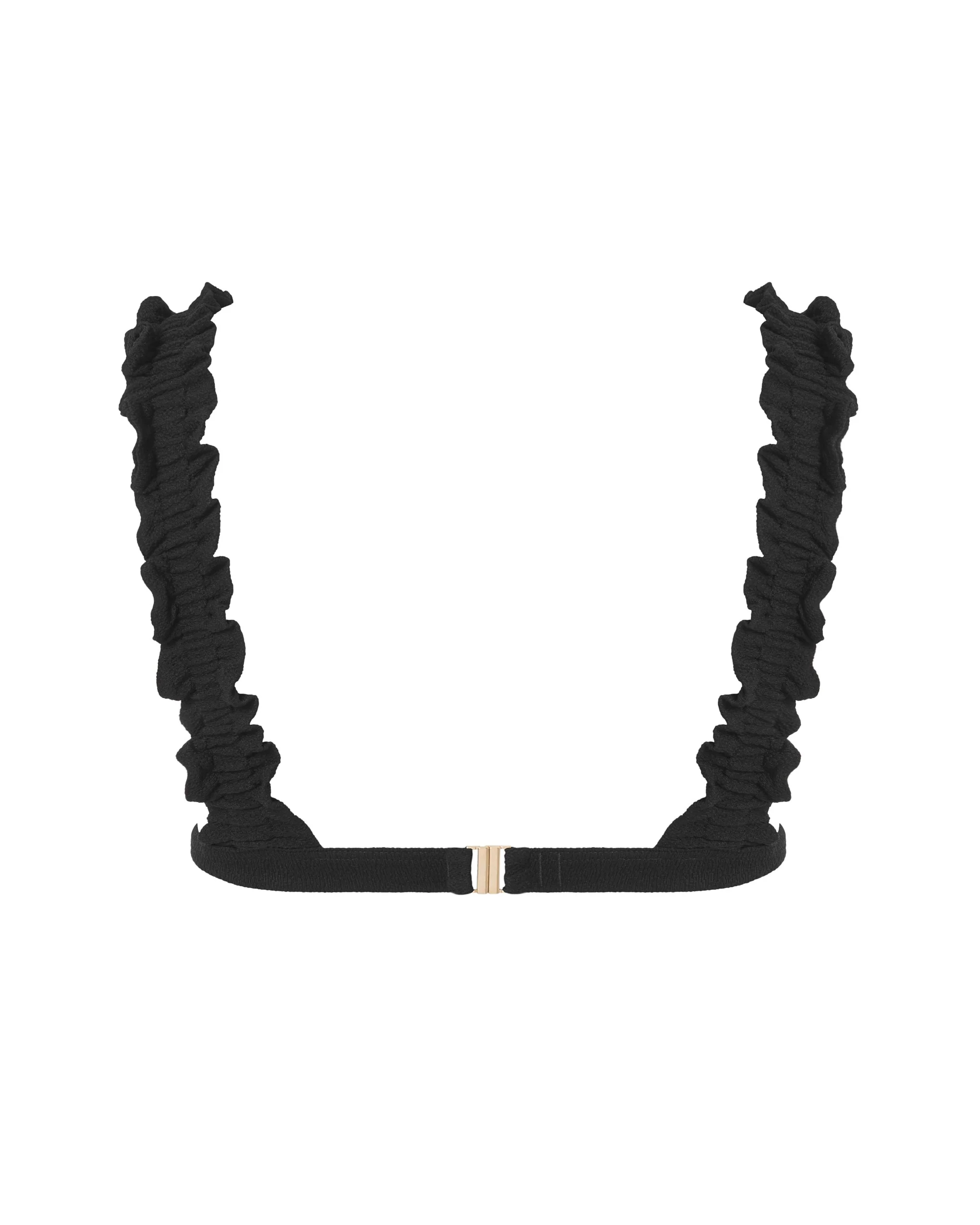 Flores Bikini Top con Volant Nero - Image 6