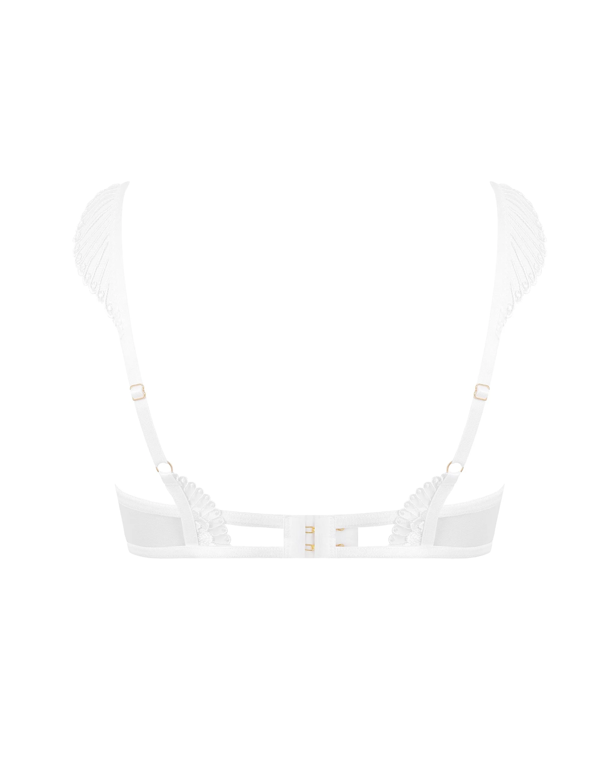 Gabriella Reggiseno Ricamato Floreale Bianco - Image 6