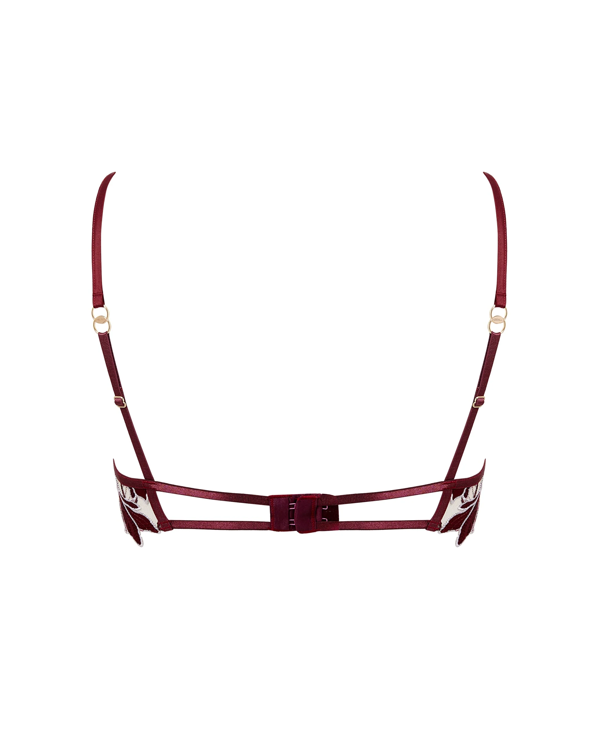 Geneva Reggiseno Ricamato Longline Ciliegia - Image 6