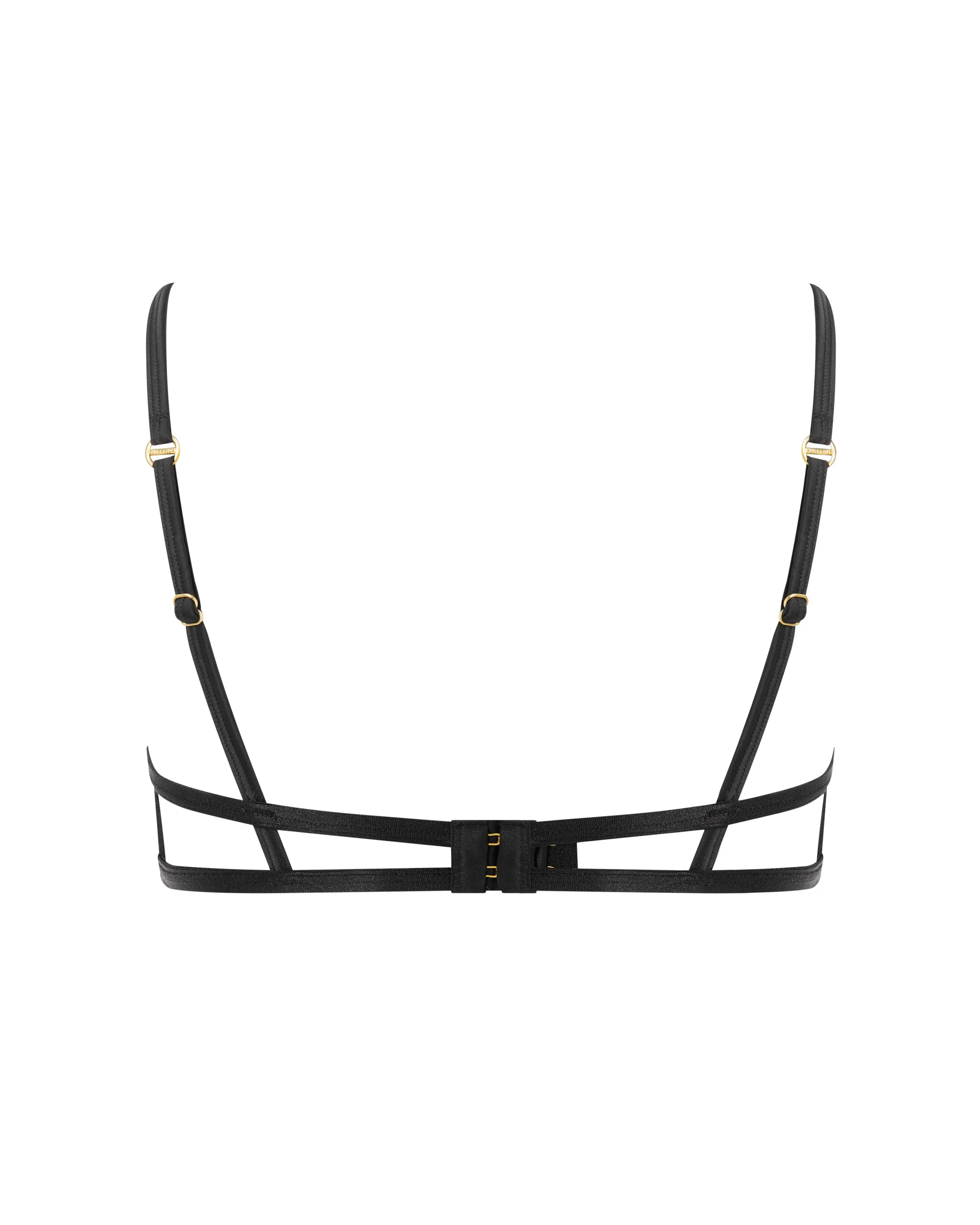 Gia Reggiseno Aperto con Cuori Nero - Image 6