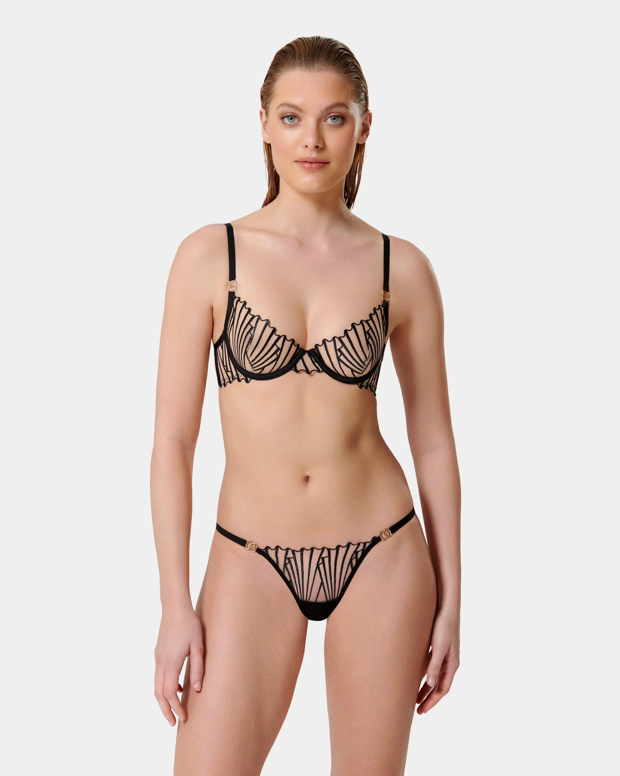 Goya Reggiseno Trasparente/Nero - Image 11