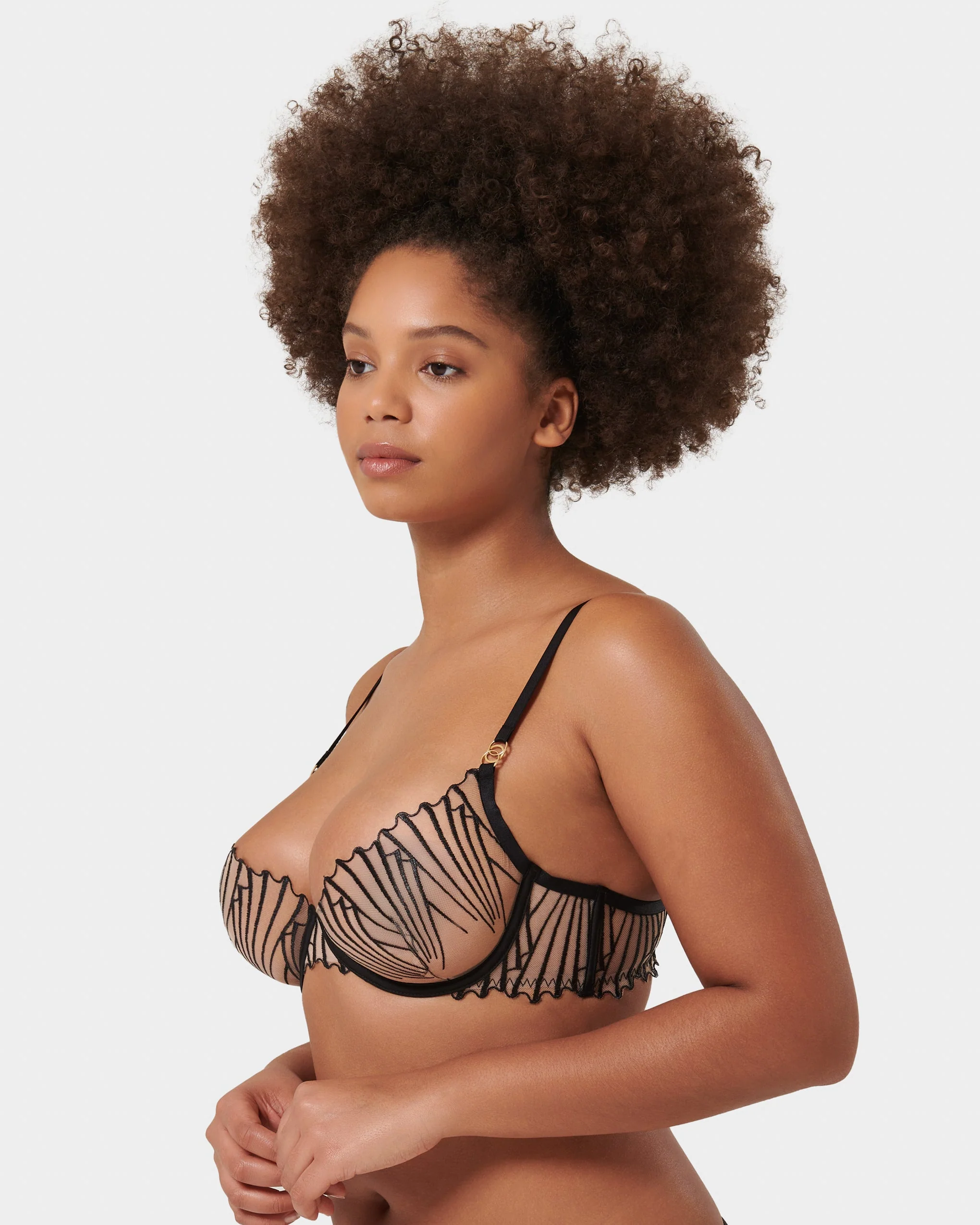 Goya Reggiseno Trasparente/Nero - Image 7
