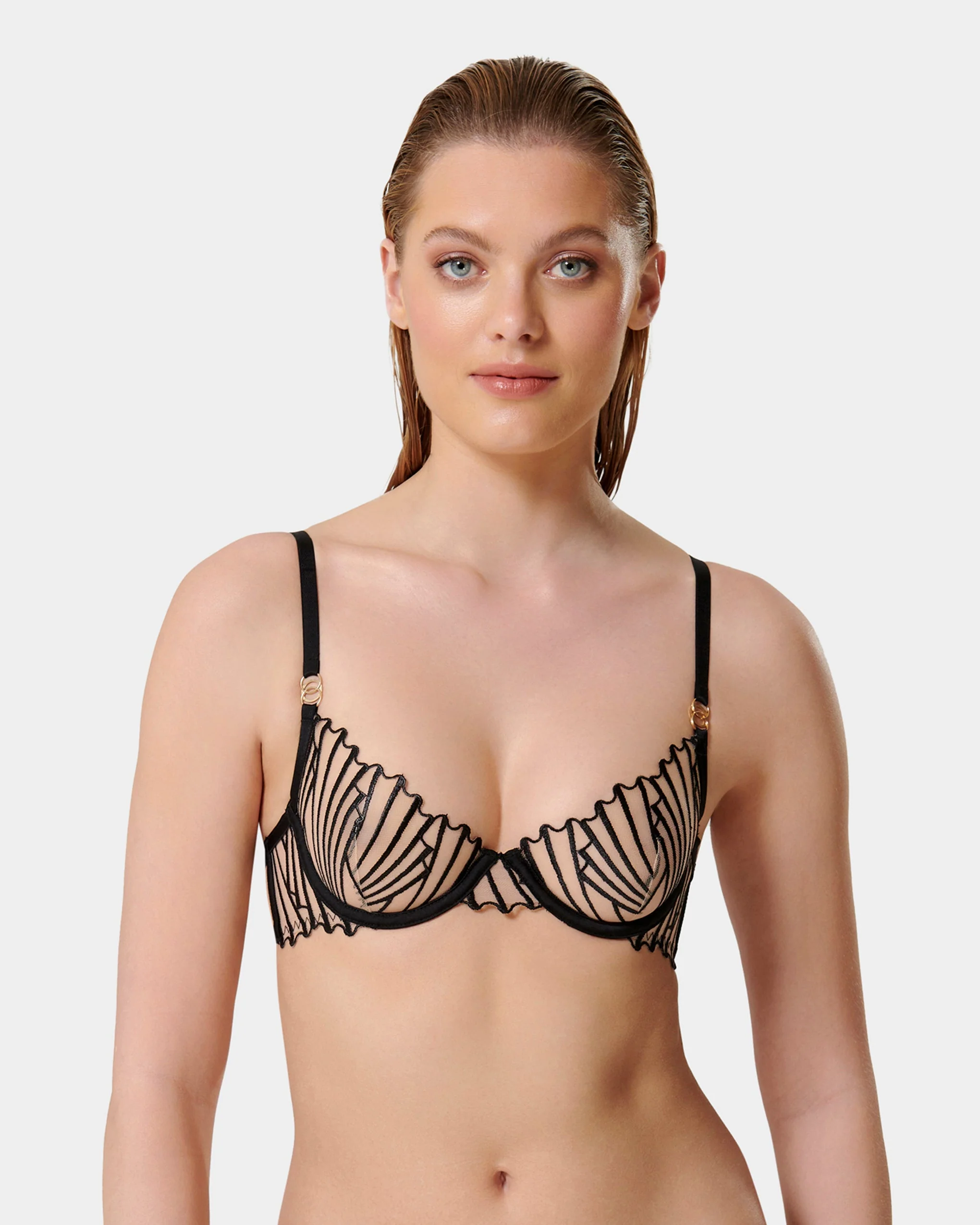 Goya Reggiseno Trasparente/Nero - Image 9