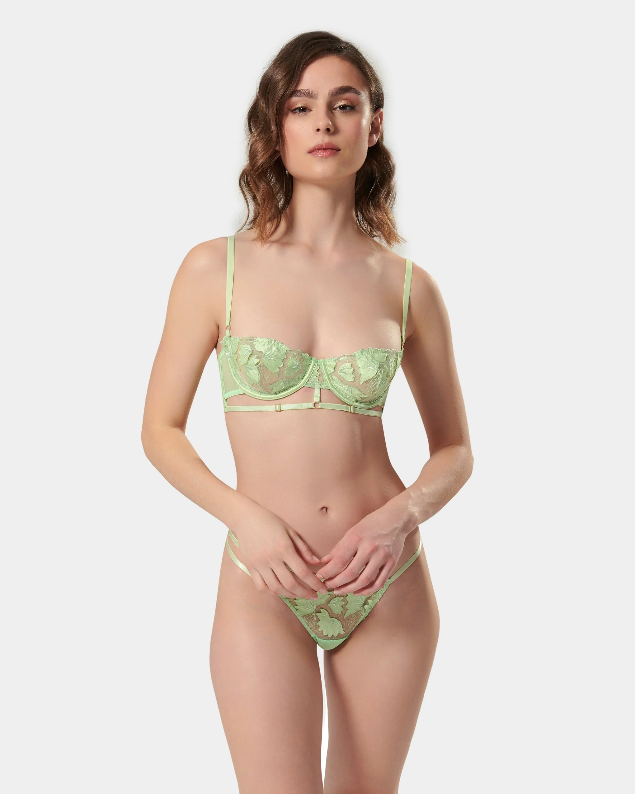 Isla Reggiseno Verde Pastello - Image 2