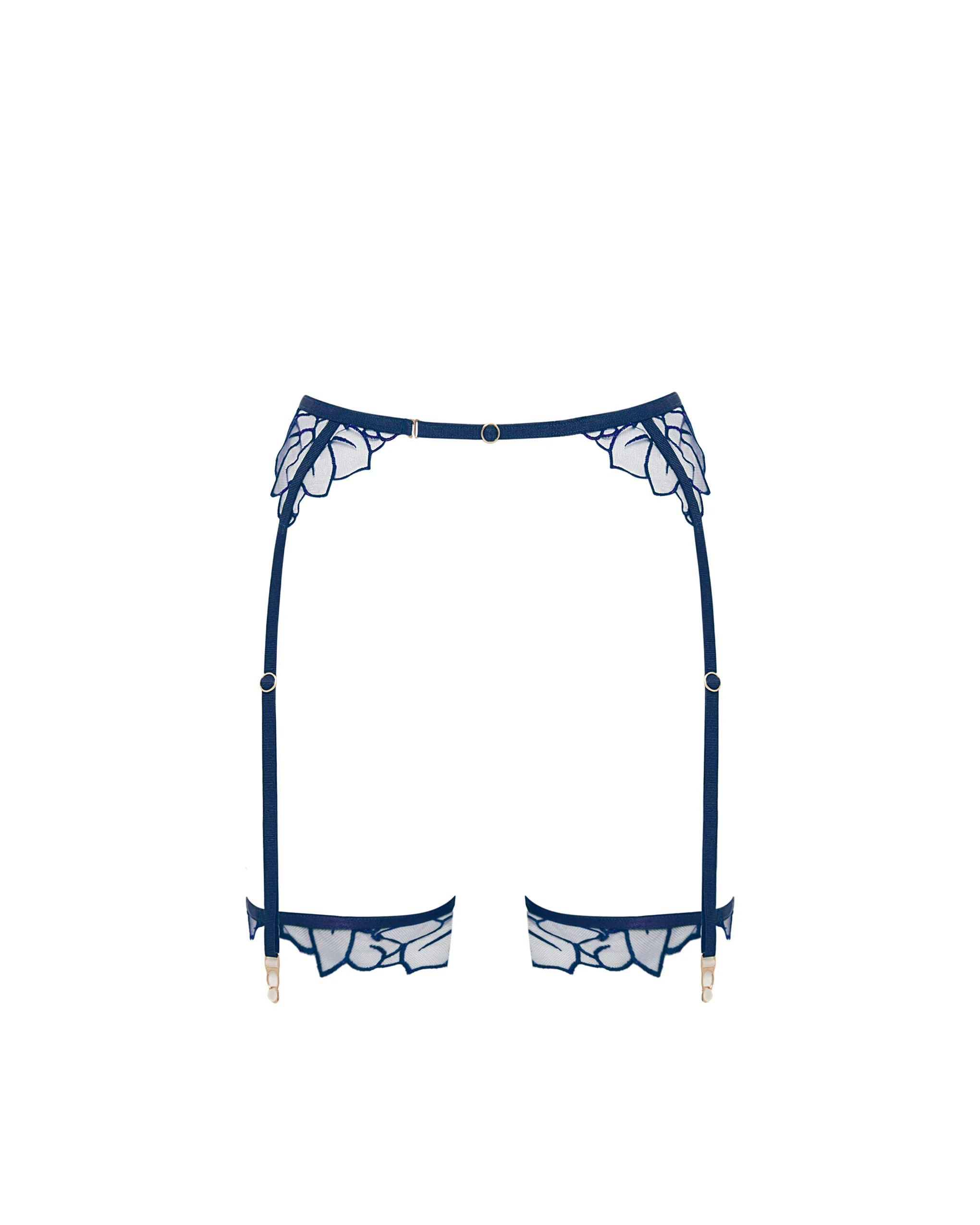 Laurel Harness da Coscia con Reggicalze Blu Navy - Image 6