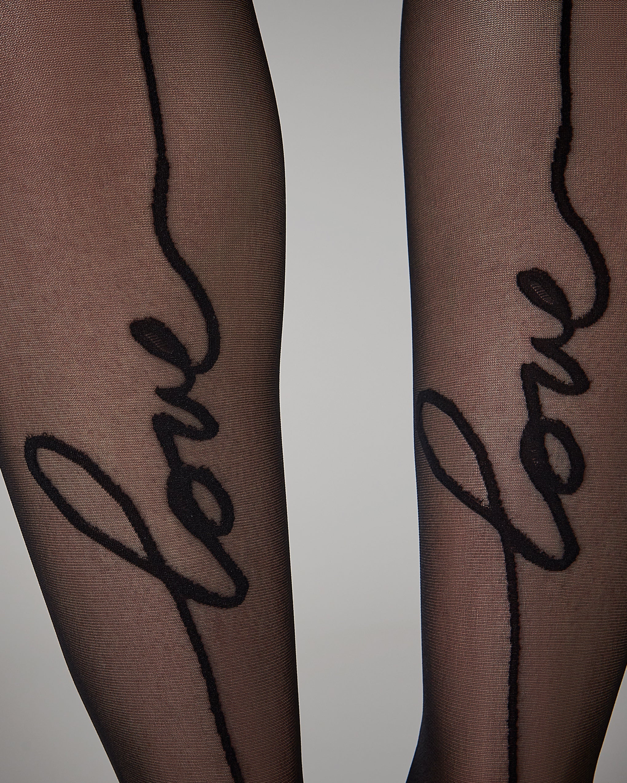 Love Collant con Cucitura Posteriore Neri - Image 4