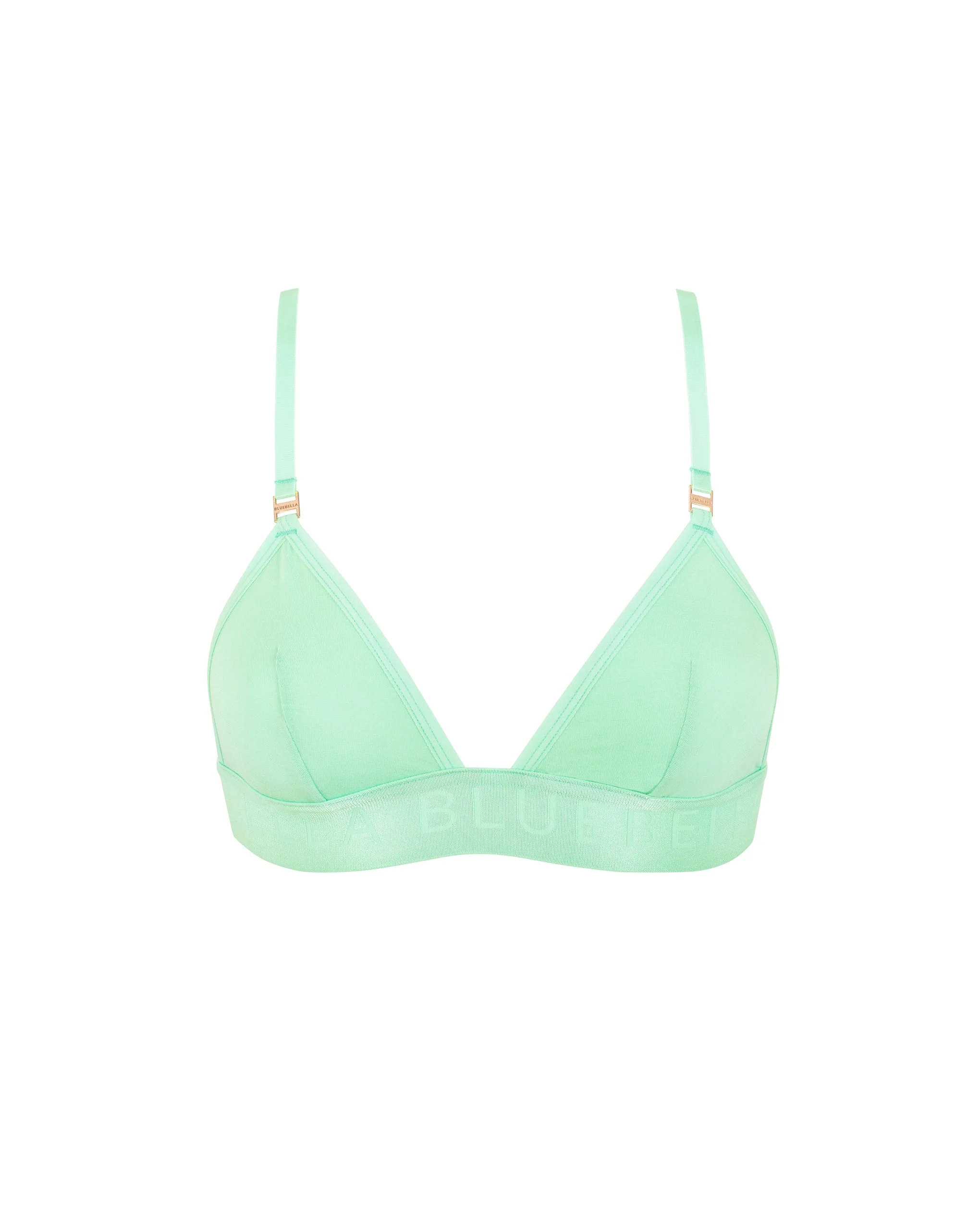 Lulu Reggiseno in Cotone di Bambù Eco Senza Ferretto Verde Menta - Image 5