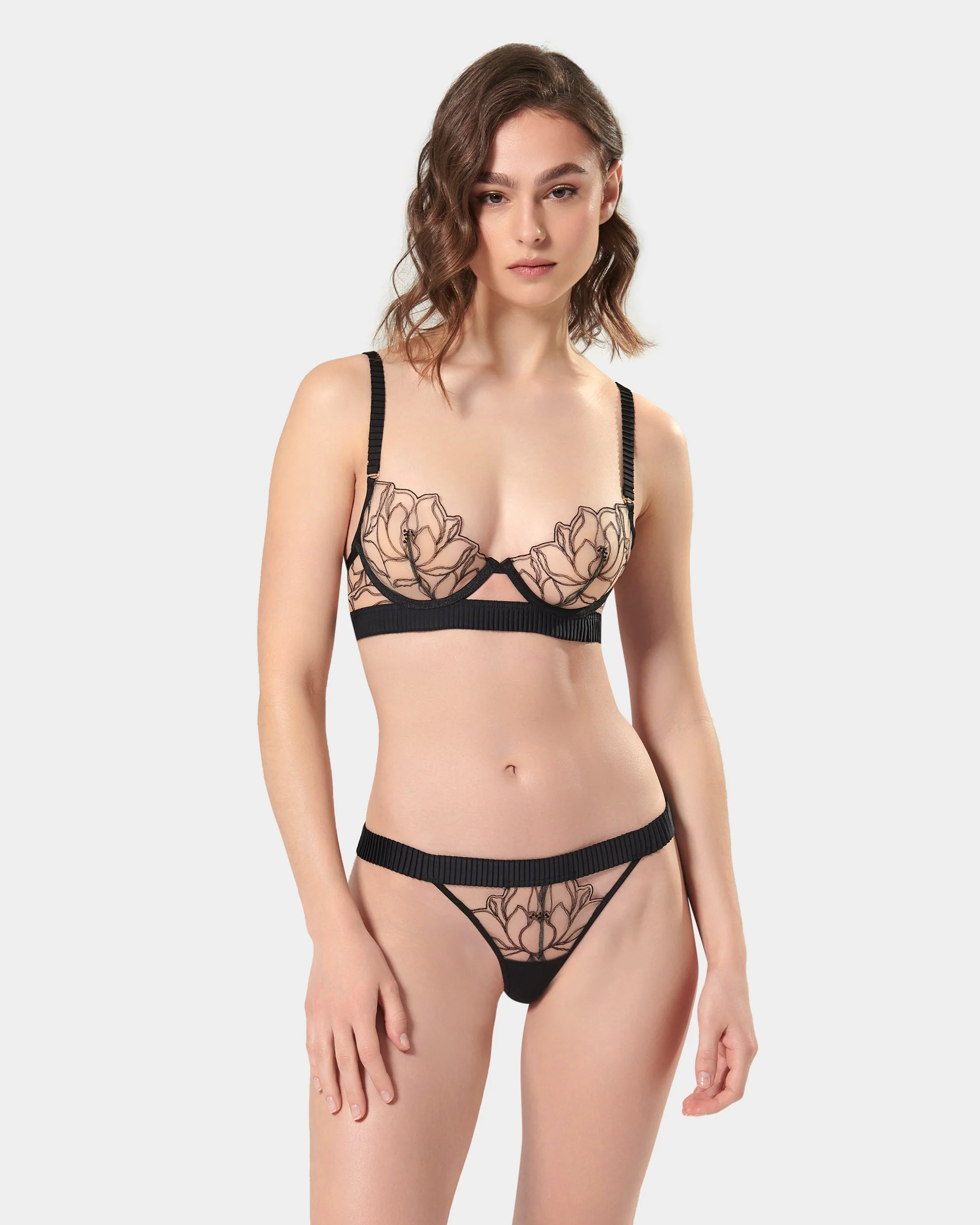 Maia Reggiseno Trasparente/Nero - Image 2