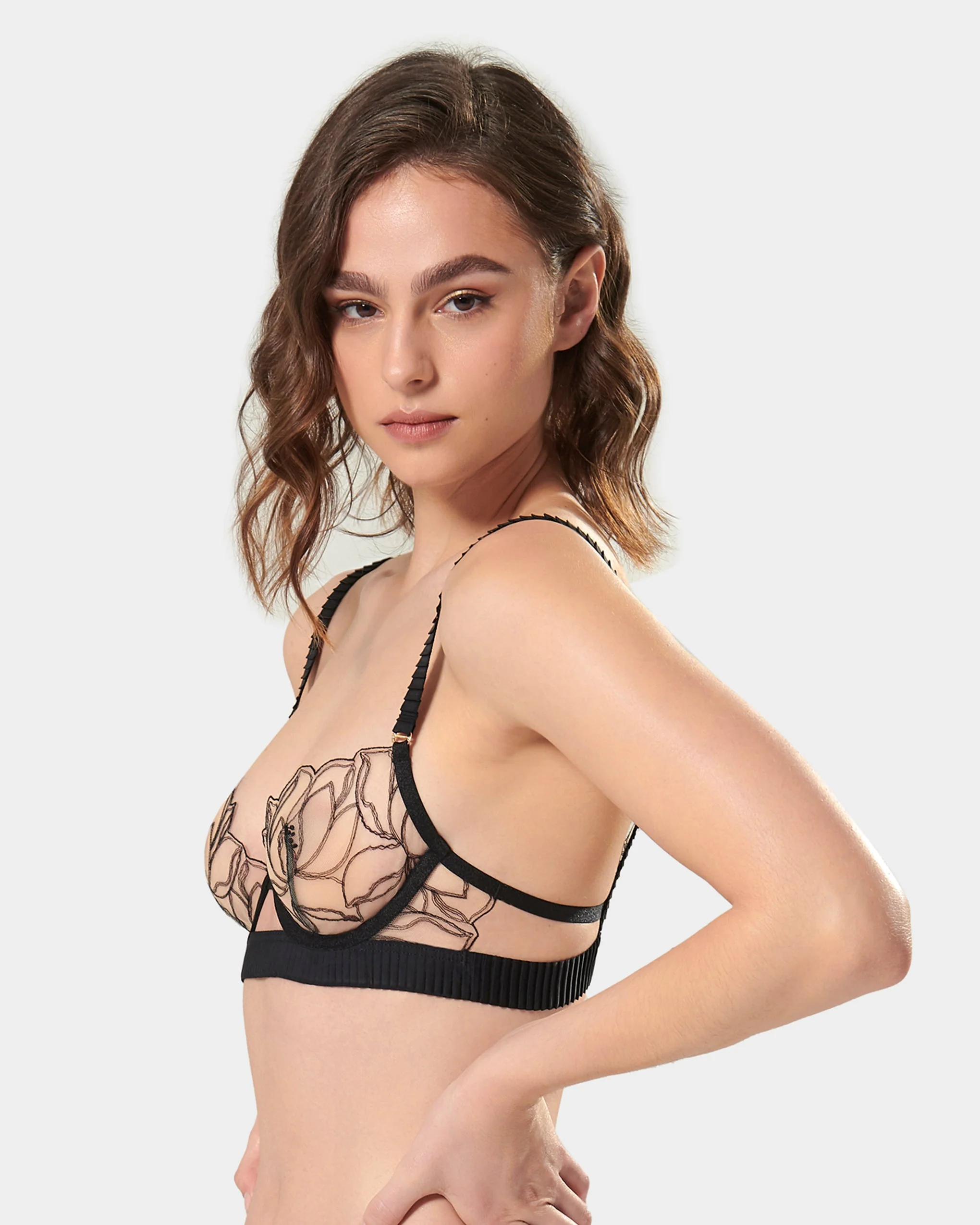 Maia Reggiseno Trasparente/Nero - Image 7