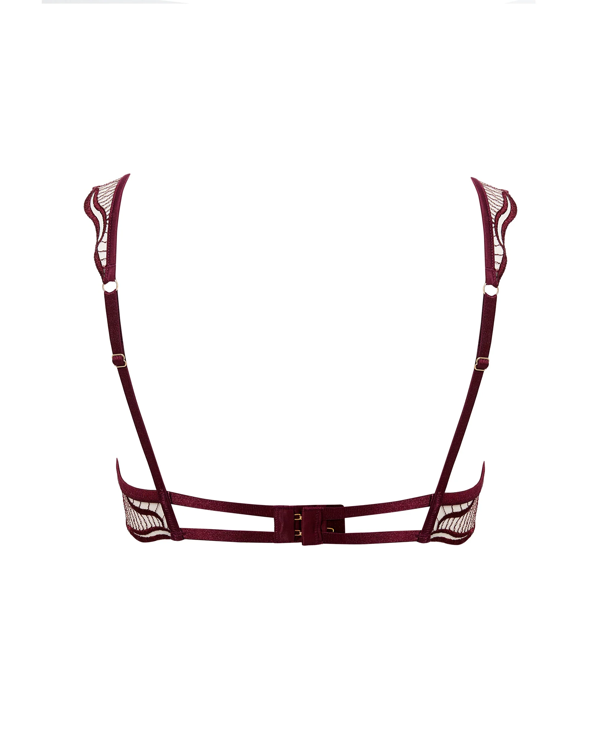 Marabel Reggiseno Ricamato Ciliegia/Trasparente - Image 6