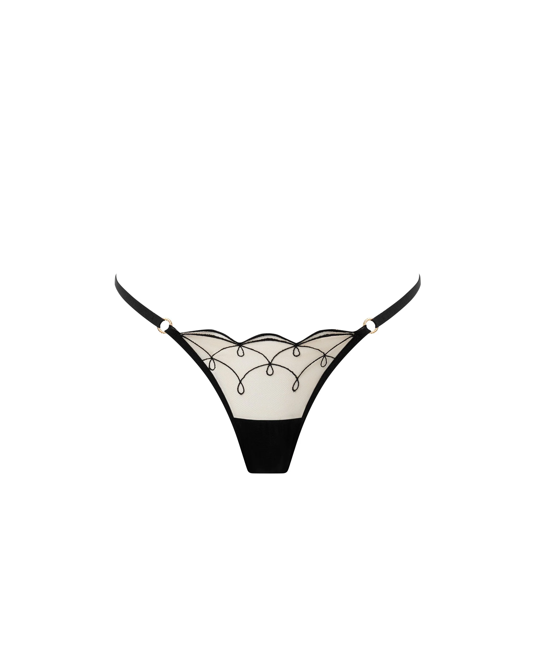 Marceline Slip Nero/Trasparente - Image 5