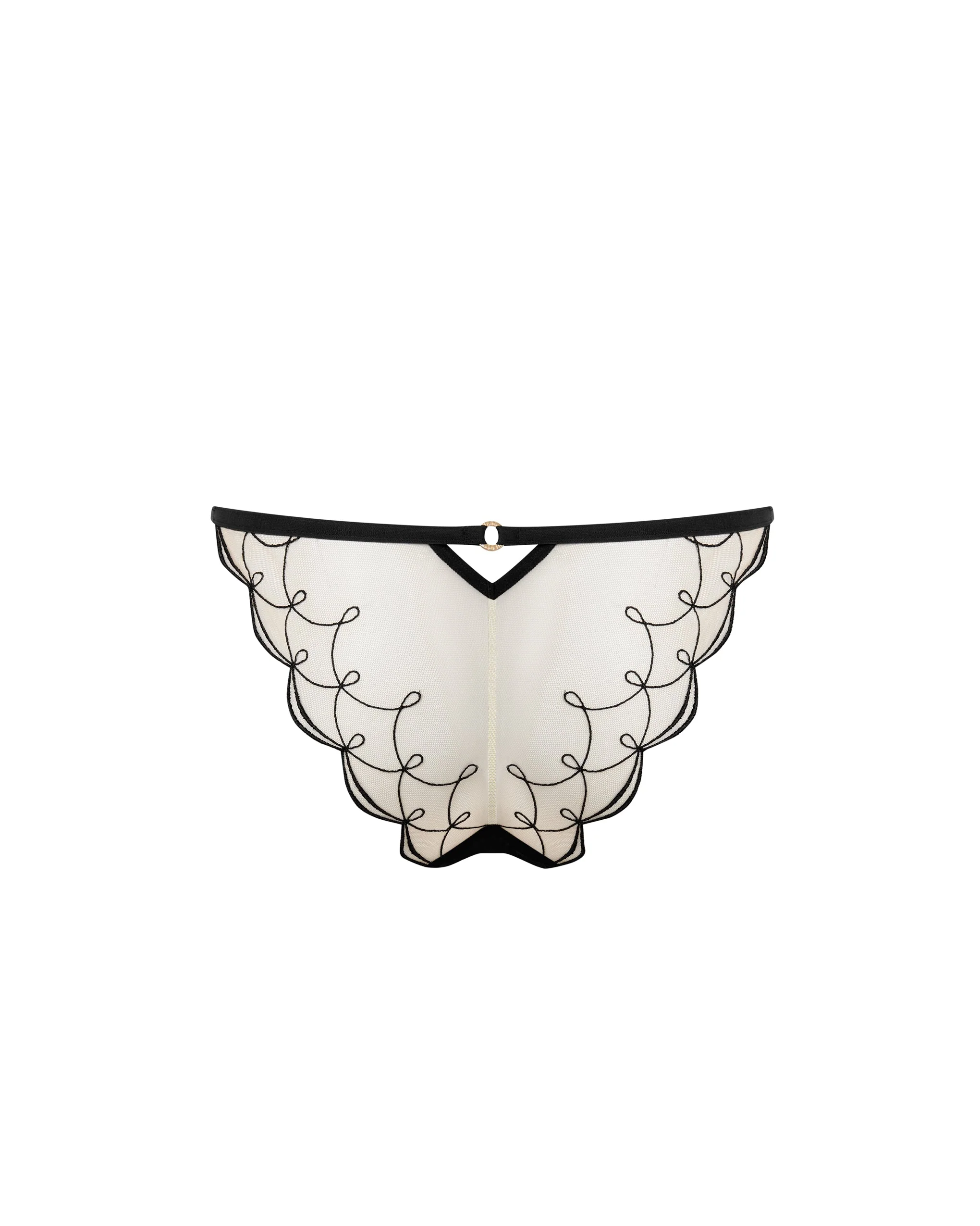 Marceline Slip Nero/Trasparente - Image 6