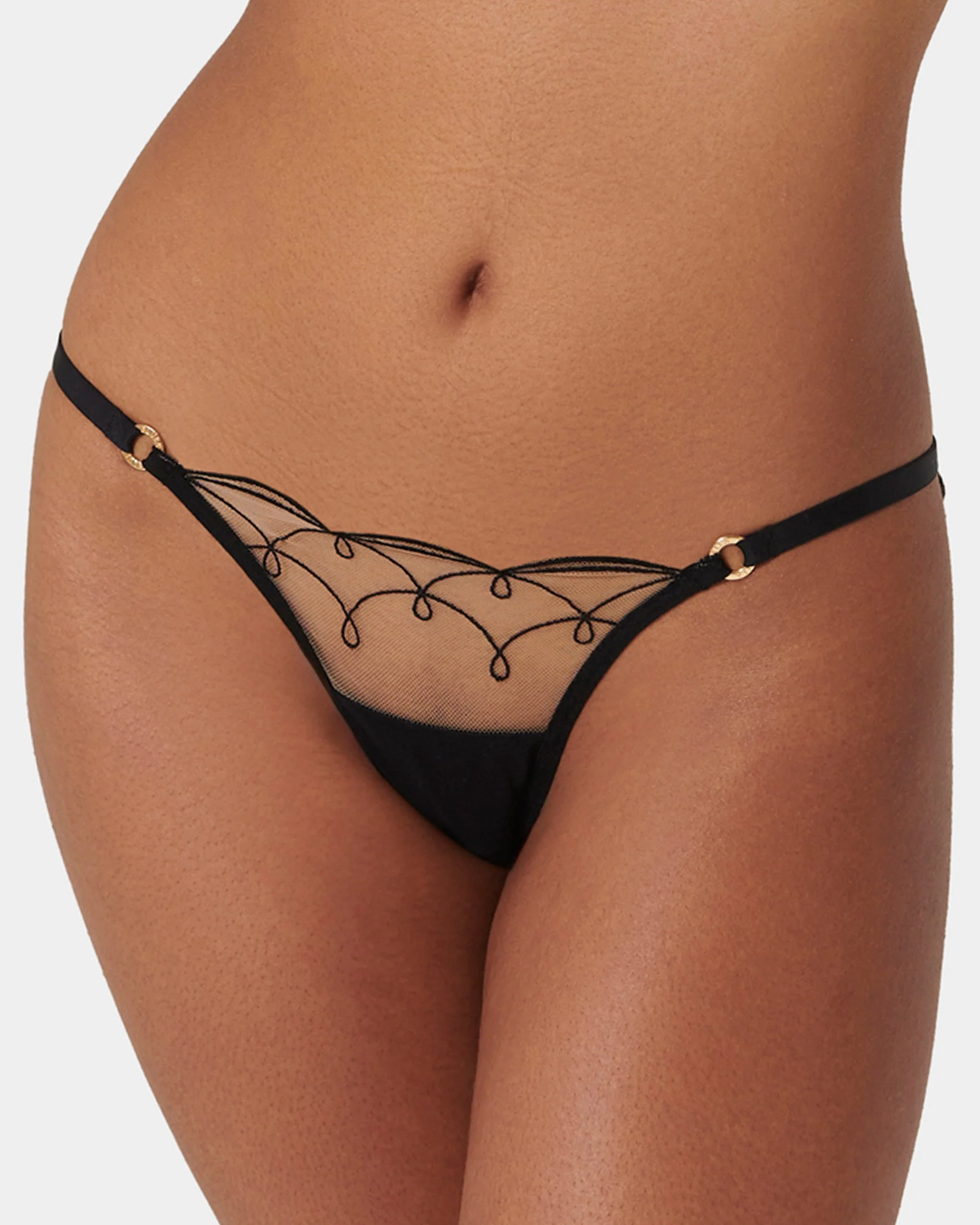 Marceline Slip Nero/Trasparente - Image 8