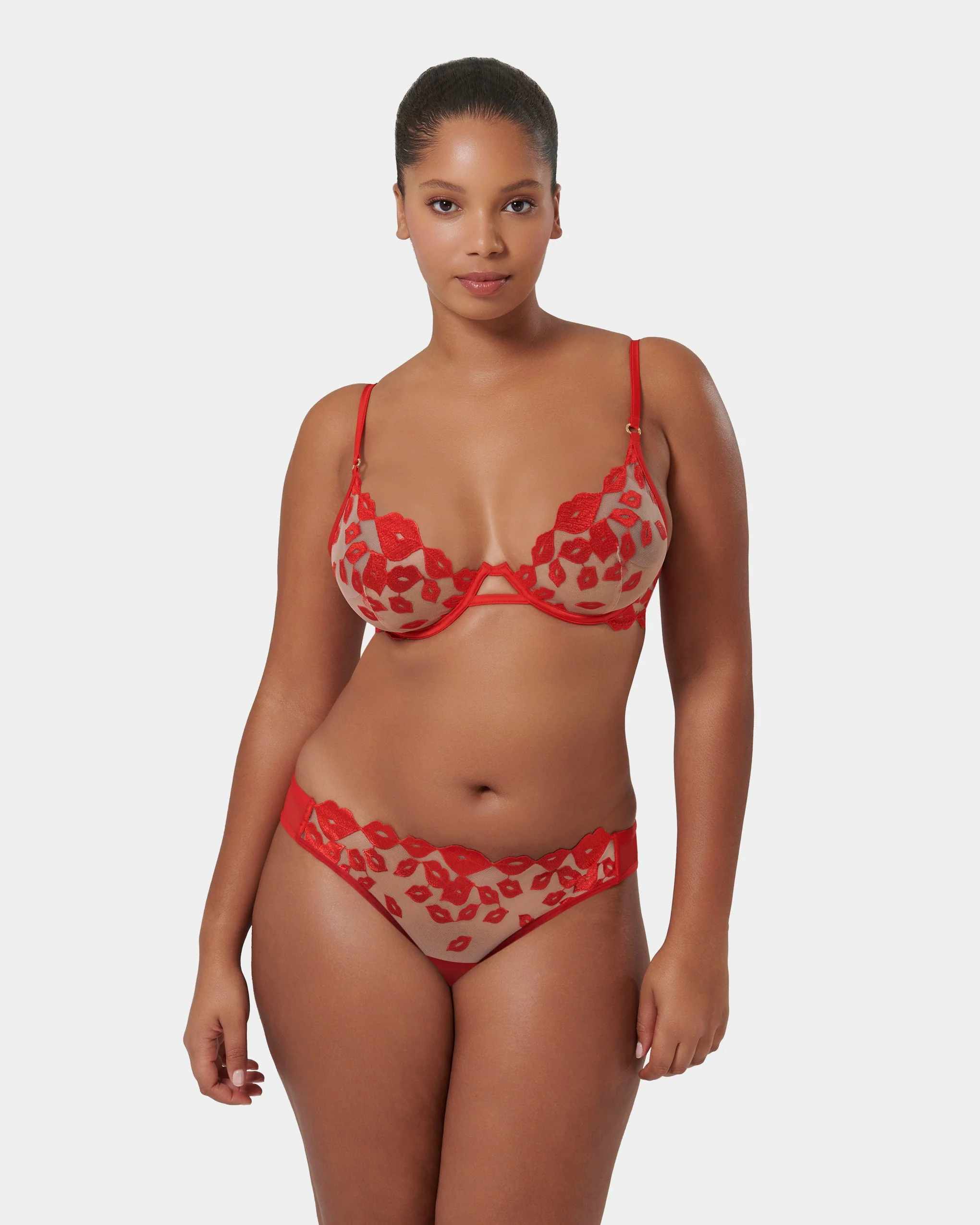 Marian Slip Rosso/Trasparente - Image 9