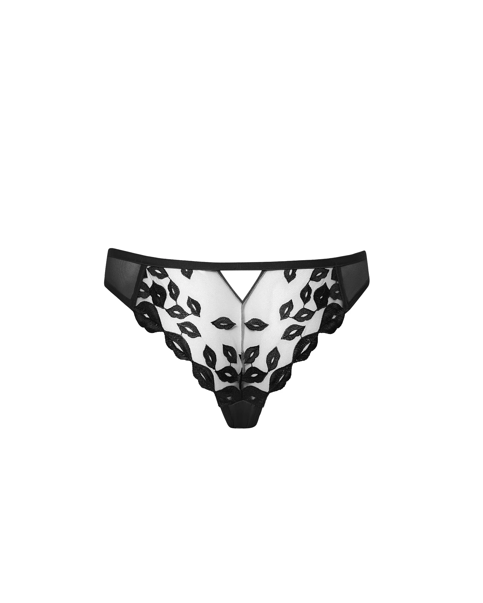 Marian Slip Ricamato Nero - Image 6
