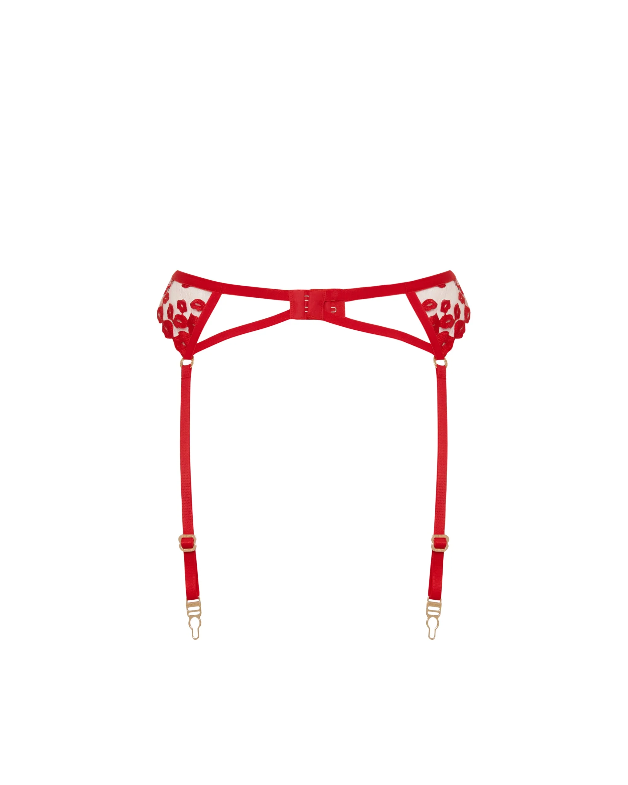 Marian Reggicalze Rosso/Trasparente - Image 6