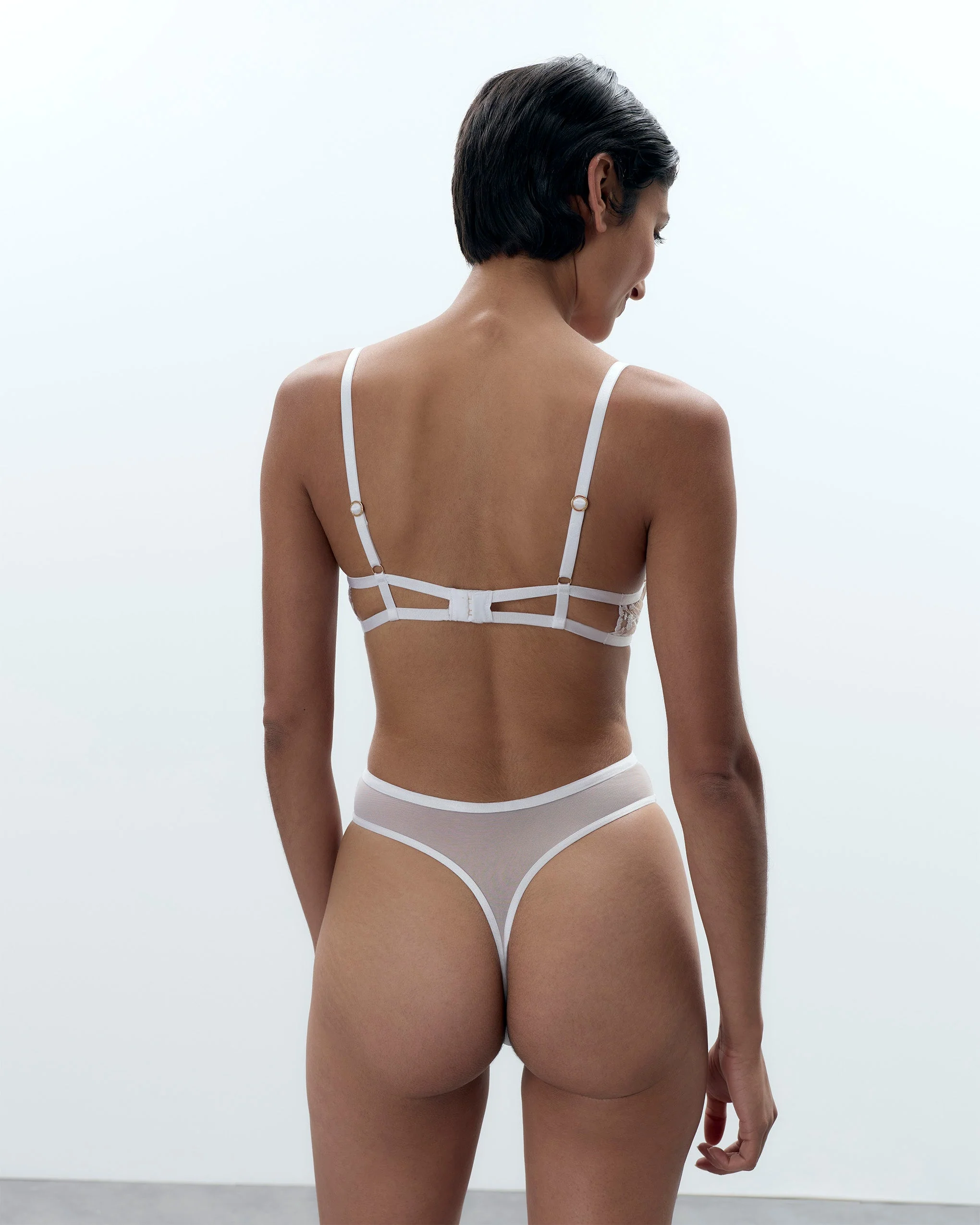 Marisa Body con Ferretto Bianco/Trasparente - Image 3
