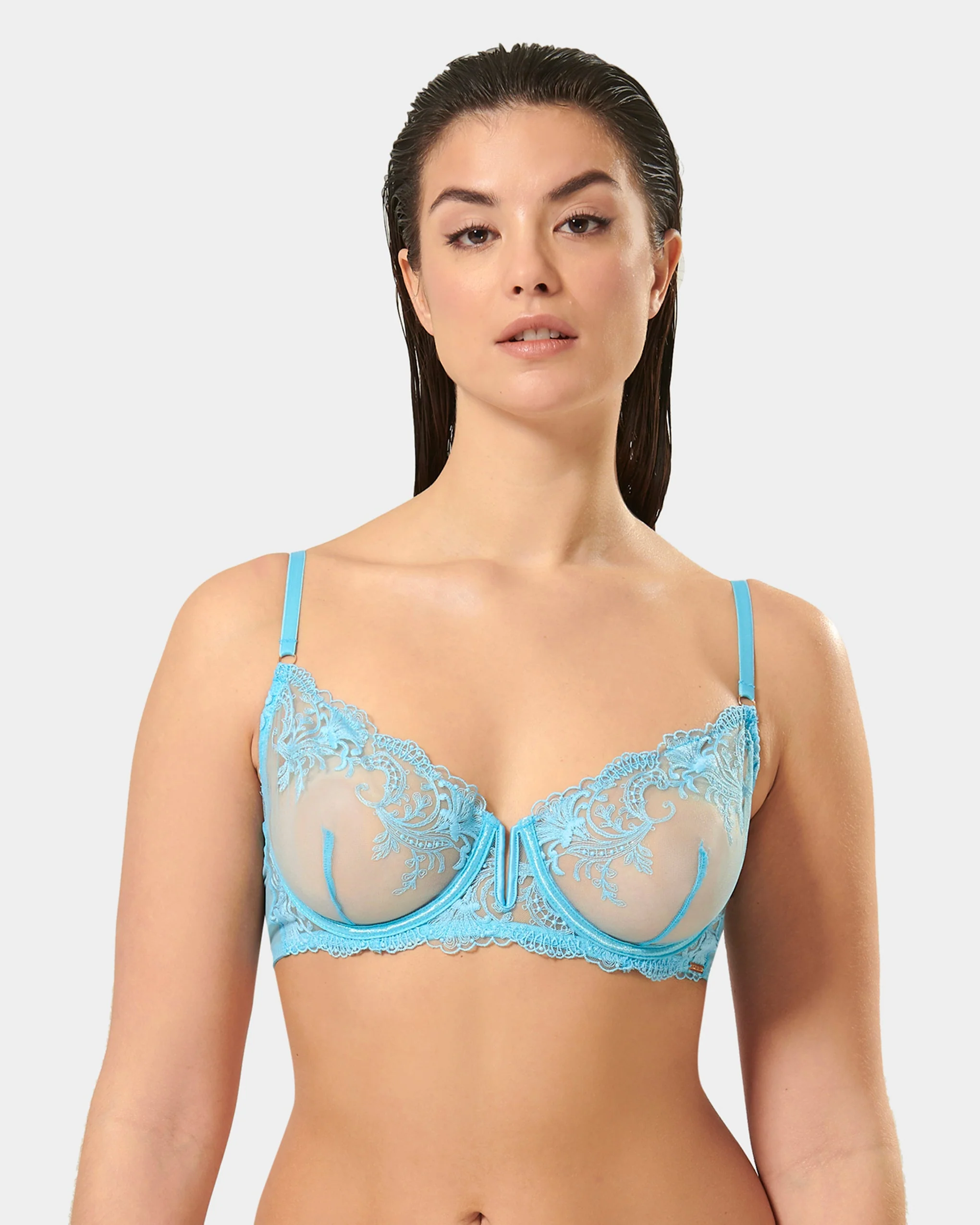 Marseille Reggiseno Blu Topazio