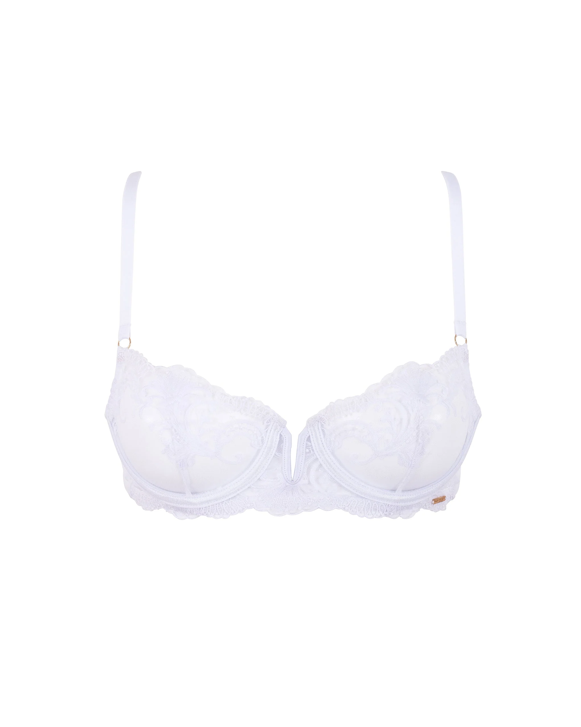 Marseille Reggiseno In Mesh Con Ferretto Bianco - Image 5