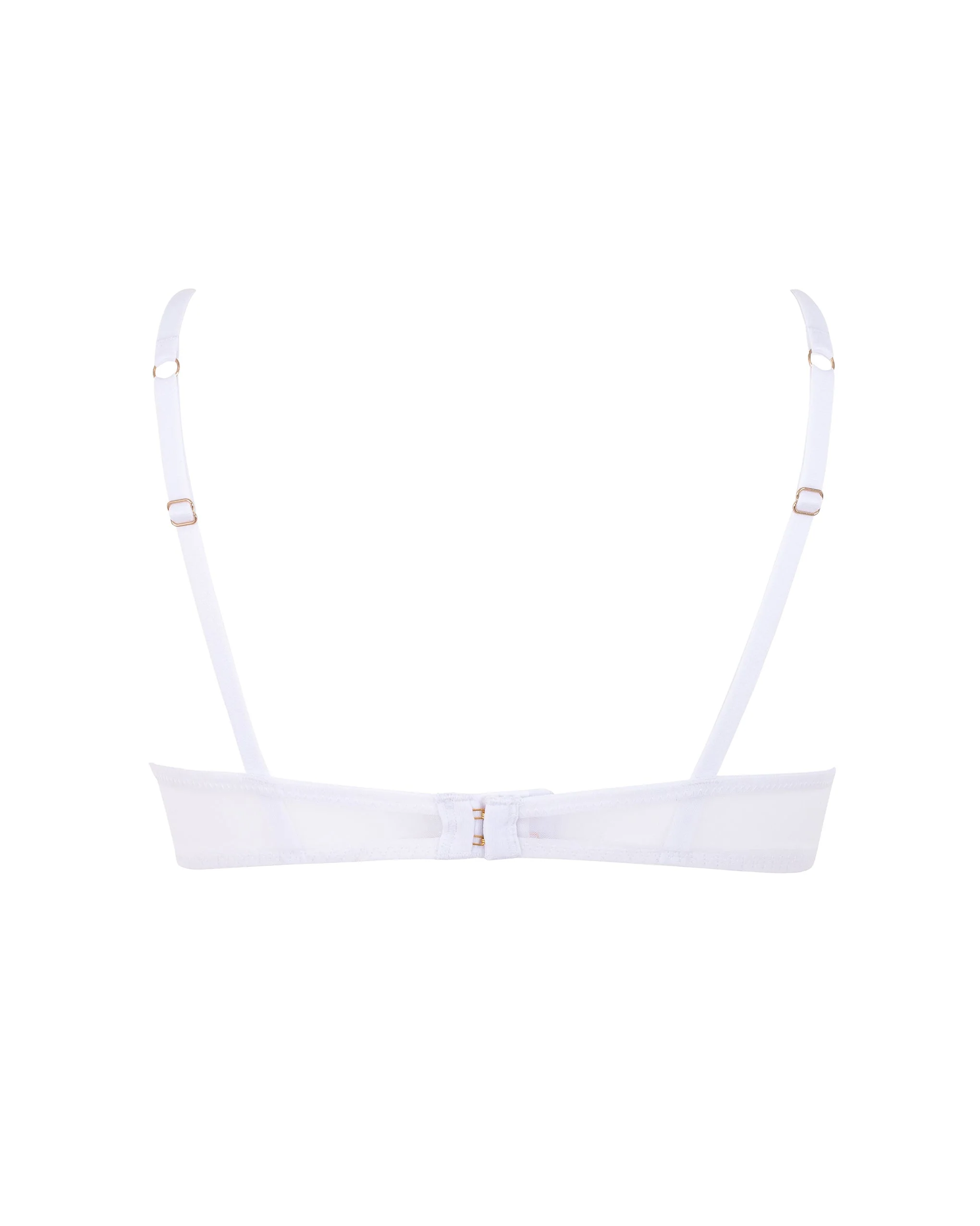 Marseille Reggiseno In Mesh Con Ferretto Bianco - Image 6
