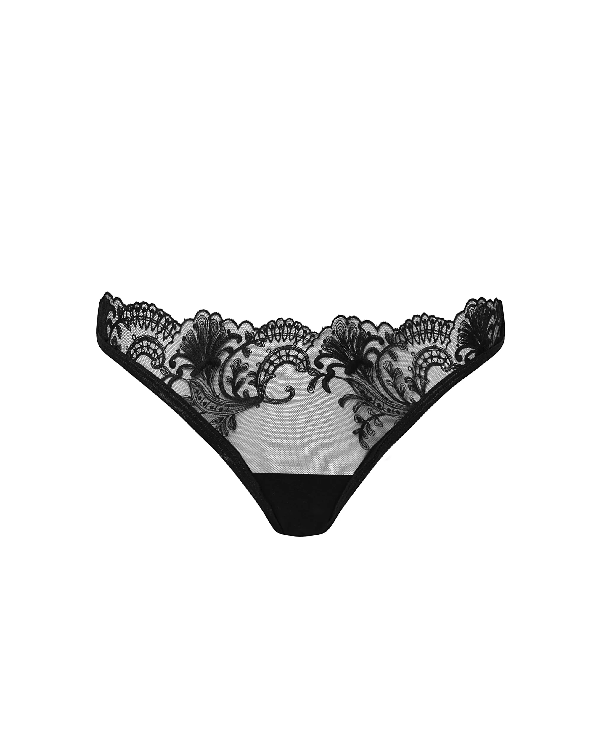 Marseille Slip con Lati in Mesh Nero - Image 5