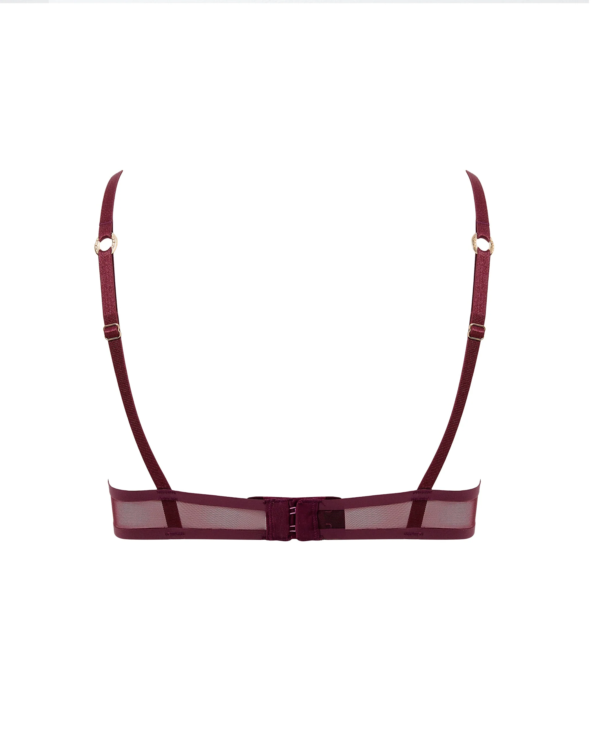 Naomi Reggiseno in Mesh Ciliegia - Image 6