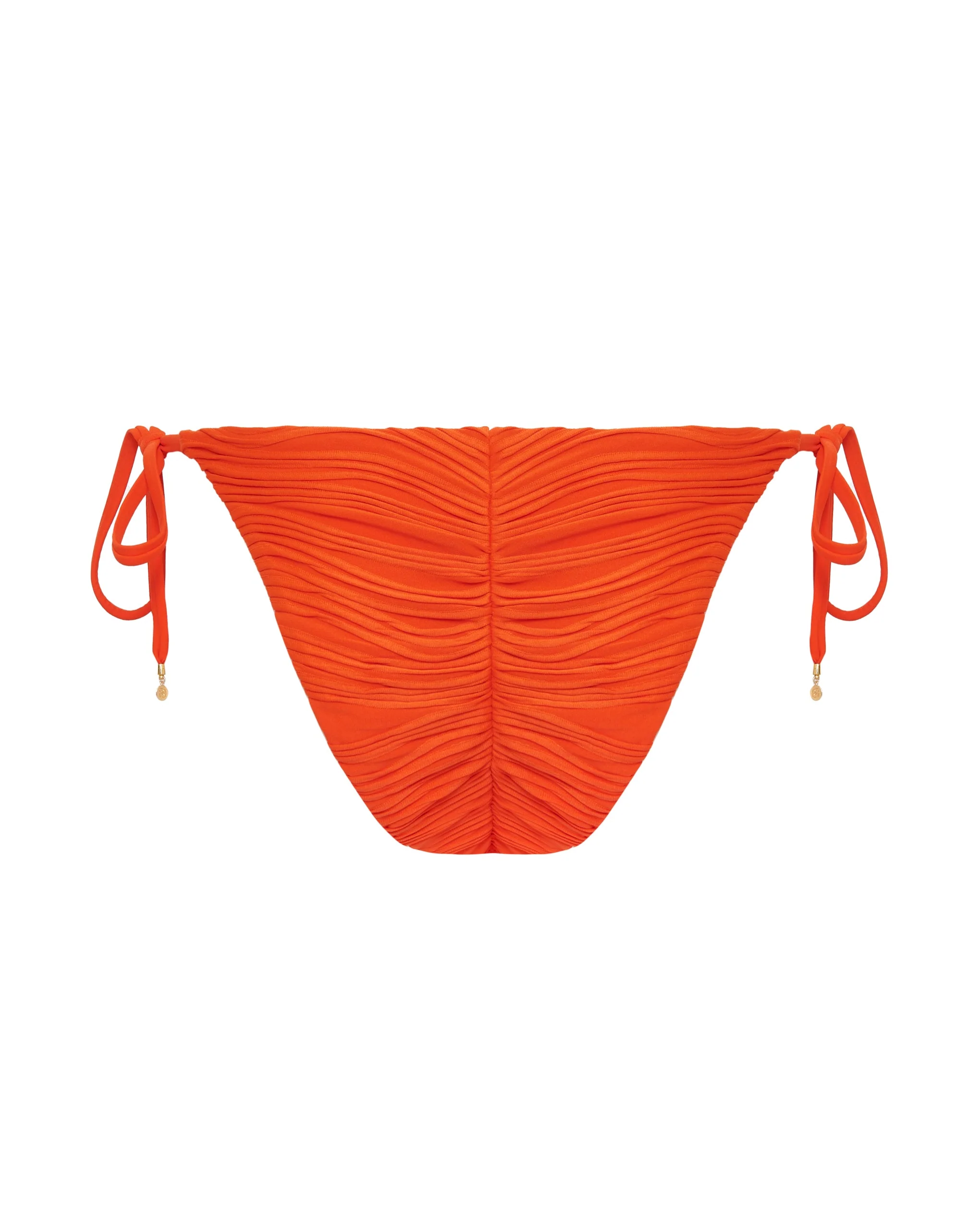 Orta Slip Bikini con Laccetti Arancione - Image 6