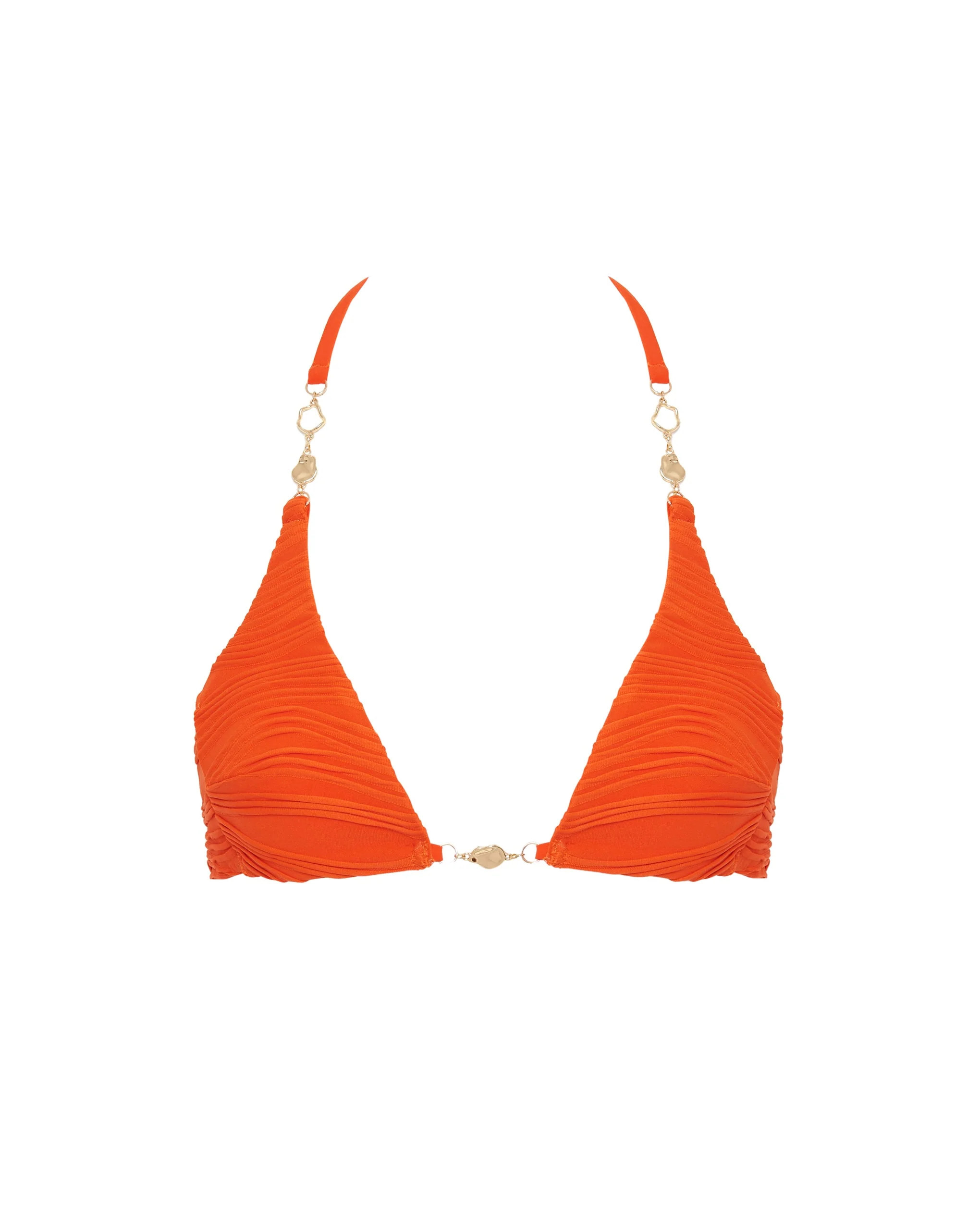 Orta Bikini Top a Triangolo Arancione - Image 5
